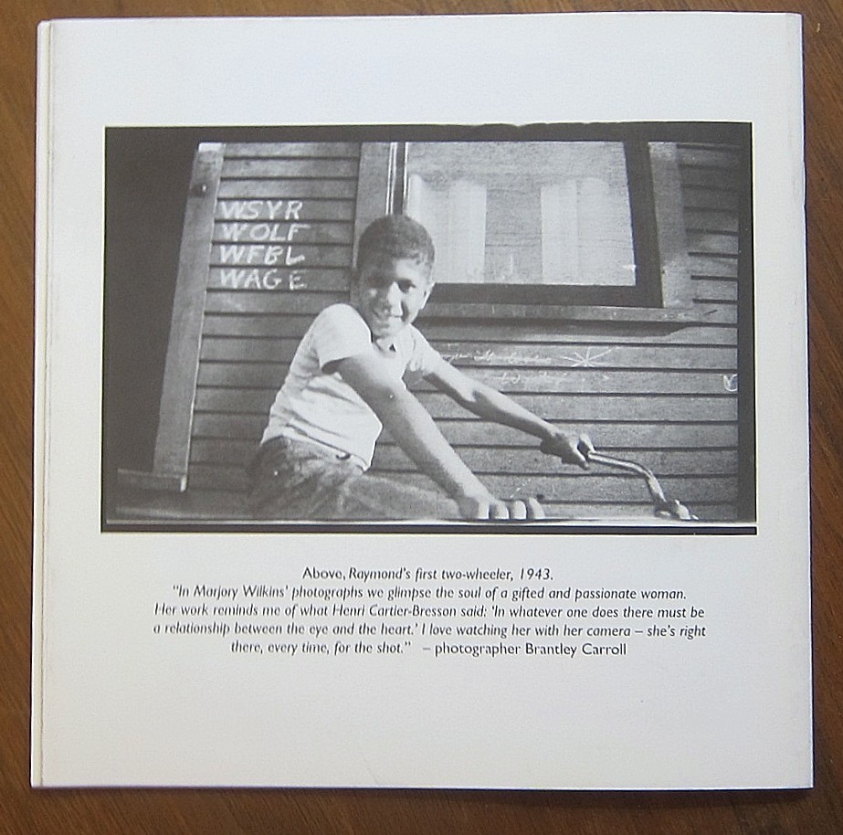 Marjory Wilkins: Early Black & White Photographs/SIGNED 2X Syracuse NY History