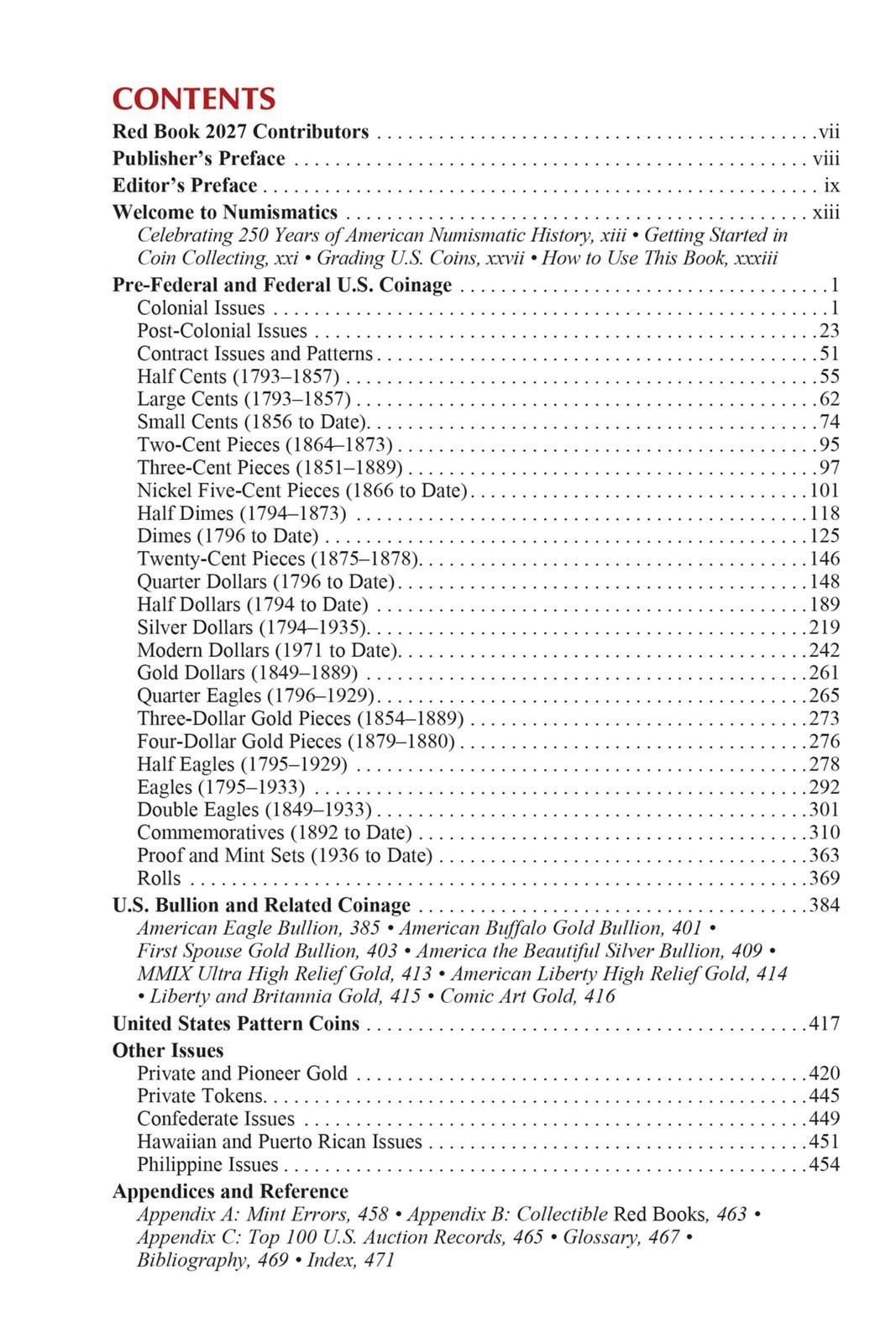 New 2024 Official Red Book Guide US Coin Price List Guide Large Print Whitman