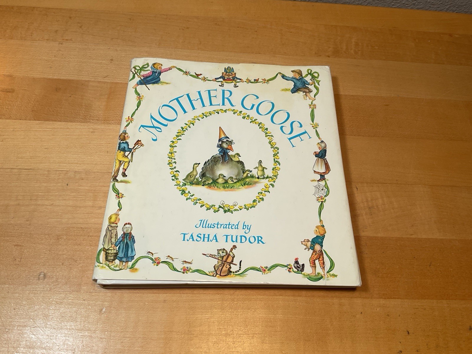 Mother Goose illustrated by Tasha Tudor 1971 Hardcover W/DJ 1st