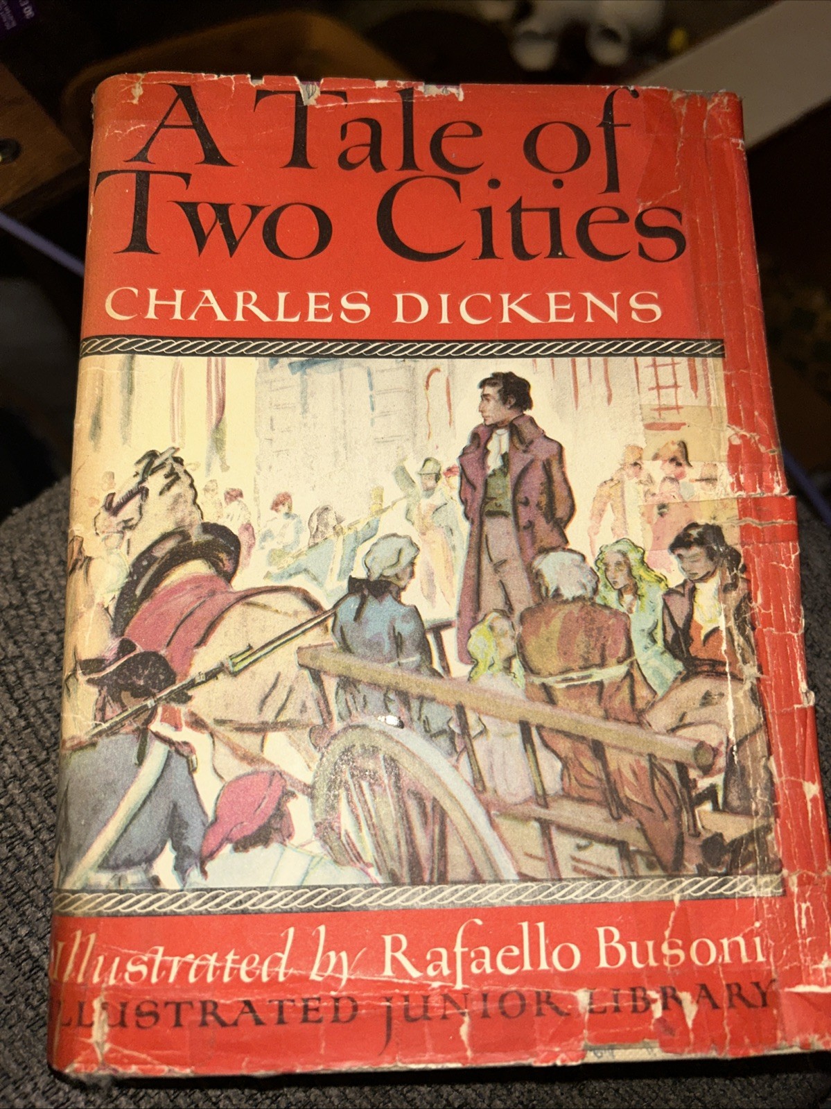 A TALE OF TWO CITIES Charles Dickens Illustrated by Rafaello Busoni Vintage 1948