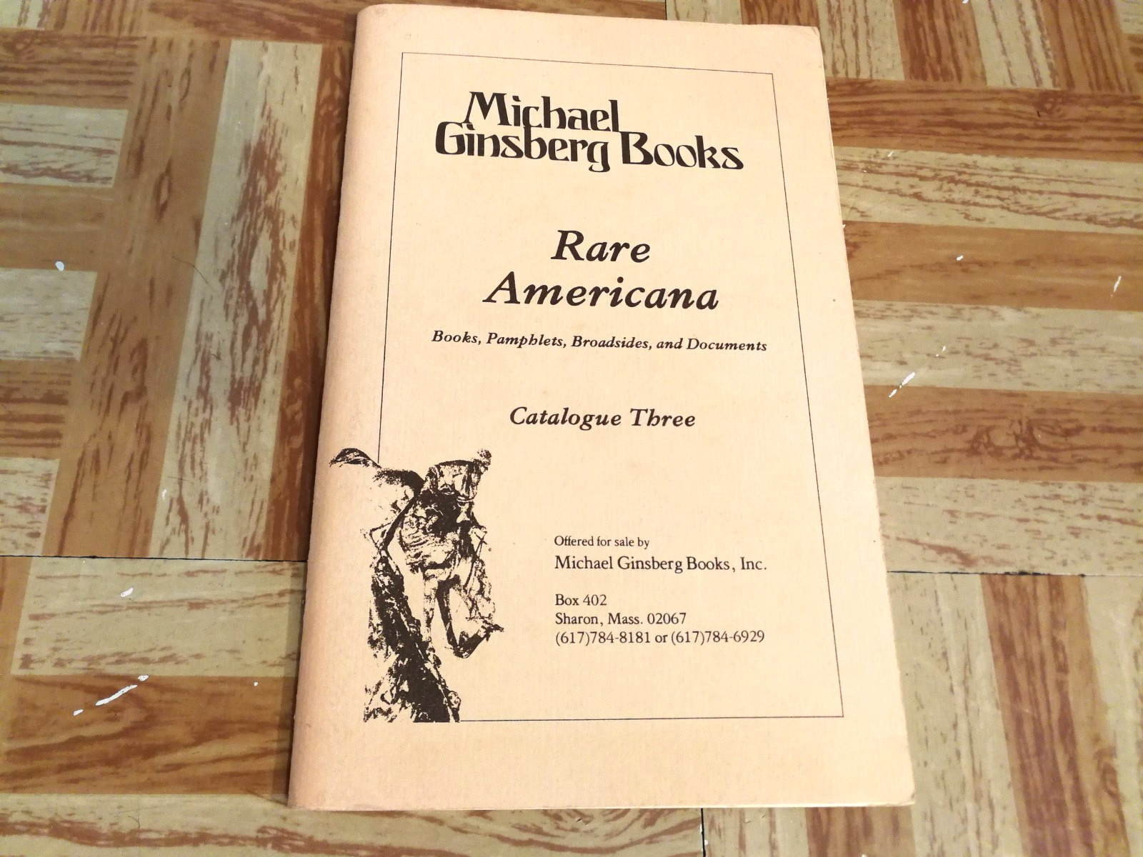 Rare Americana, Michael Ginsberg Books, Reference Bibliography Historical Vtg