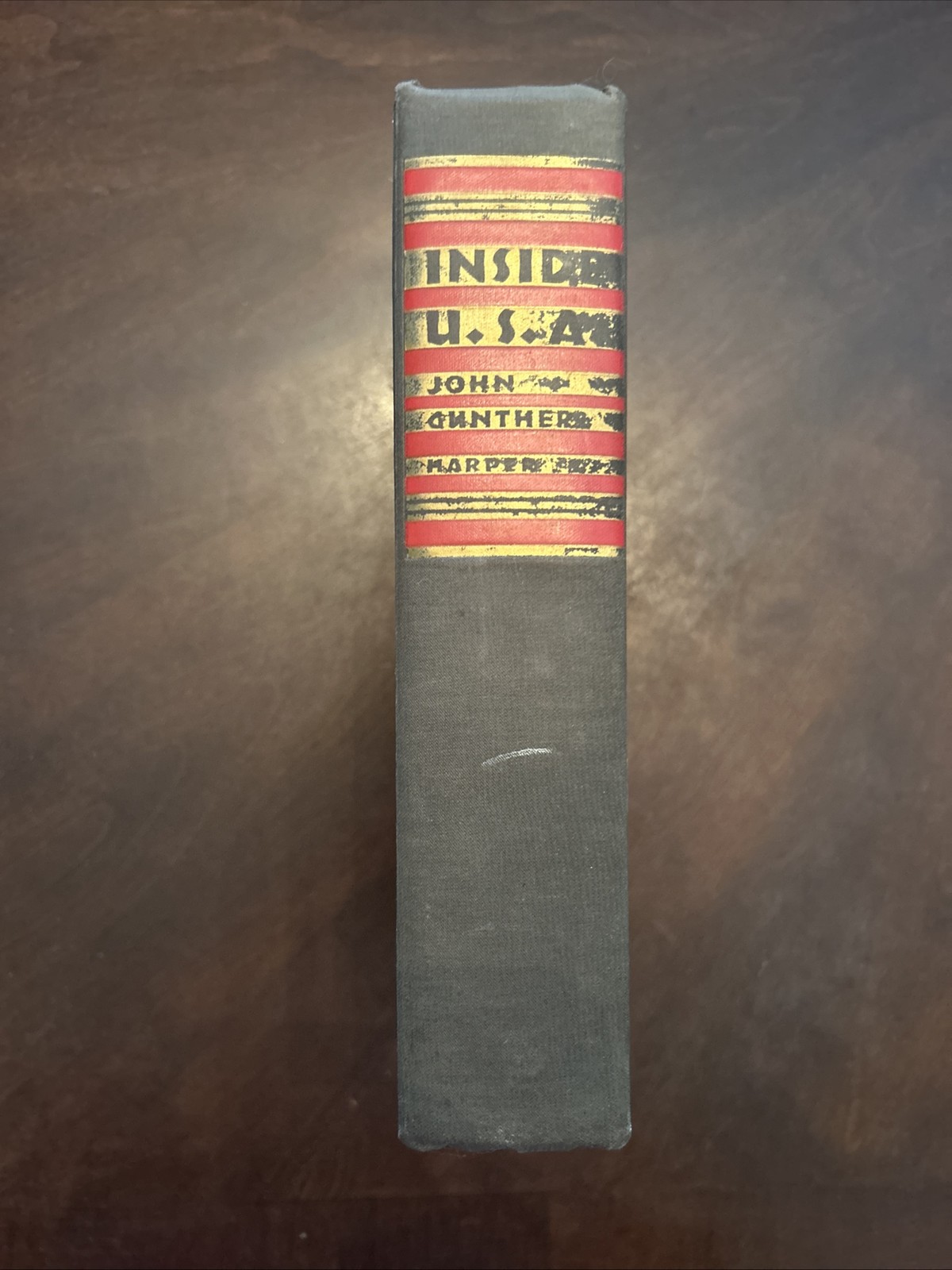 Inside U.S.A. by John Gunther Harper, 1947 1st Edition Hardcover Book