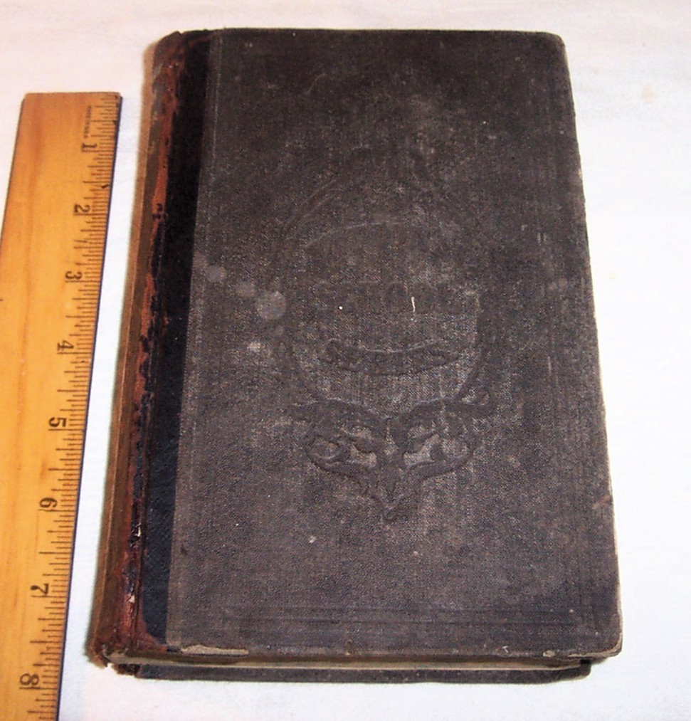 1869 American School Reader Leather Spine ; History Poetry Anecdotes etc.