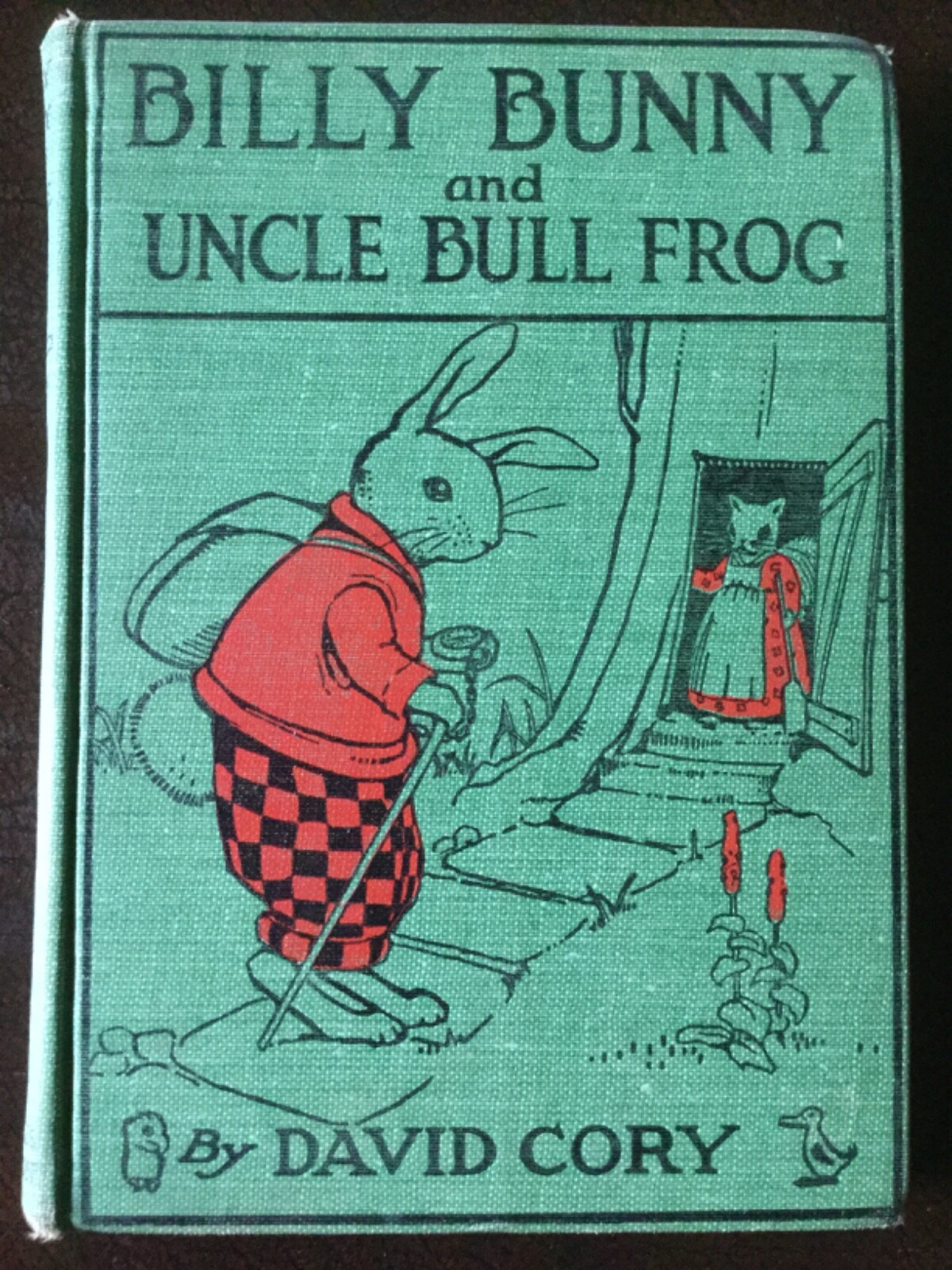 Billy Bunny and Uncle Bull Frog,, David Cory, 1st Edition 1920