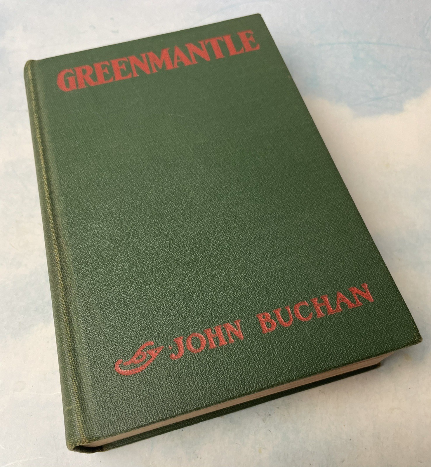 GREENMANTLE 1916 by John Buchan First Thus Vintage Hardcover Early Spy Thriller