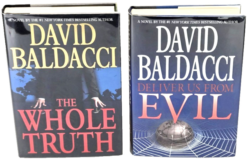SIGNED 1st Edition DAVID BALDACCI Complete Shaw Series 2 Books 1st/1st HCDJ