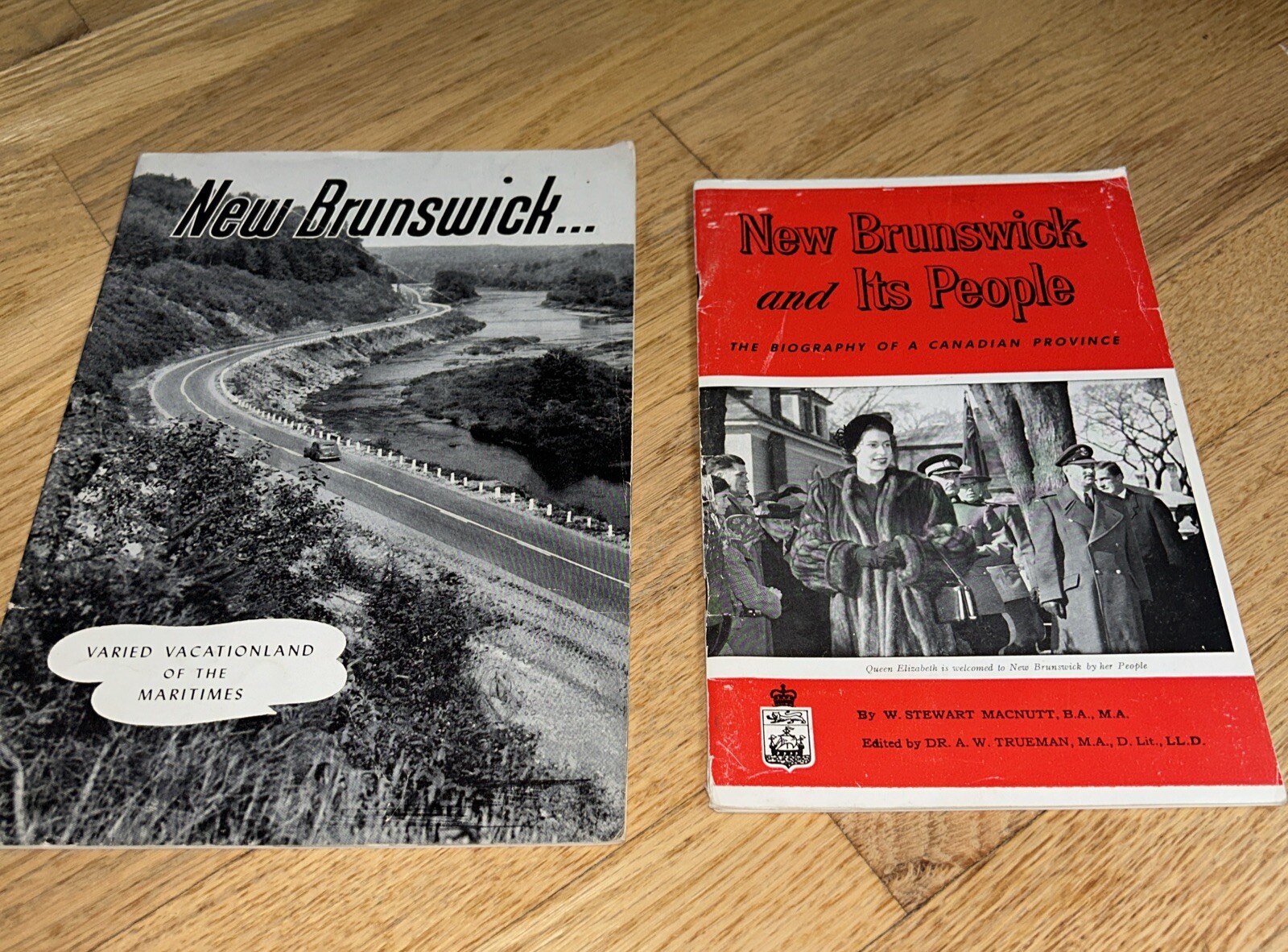 2 – 1950’s NEW BRUNSWICK CANADA Tourist Guides VACATIONLAND / ITS PEOPLE