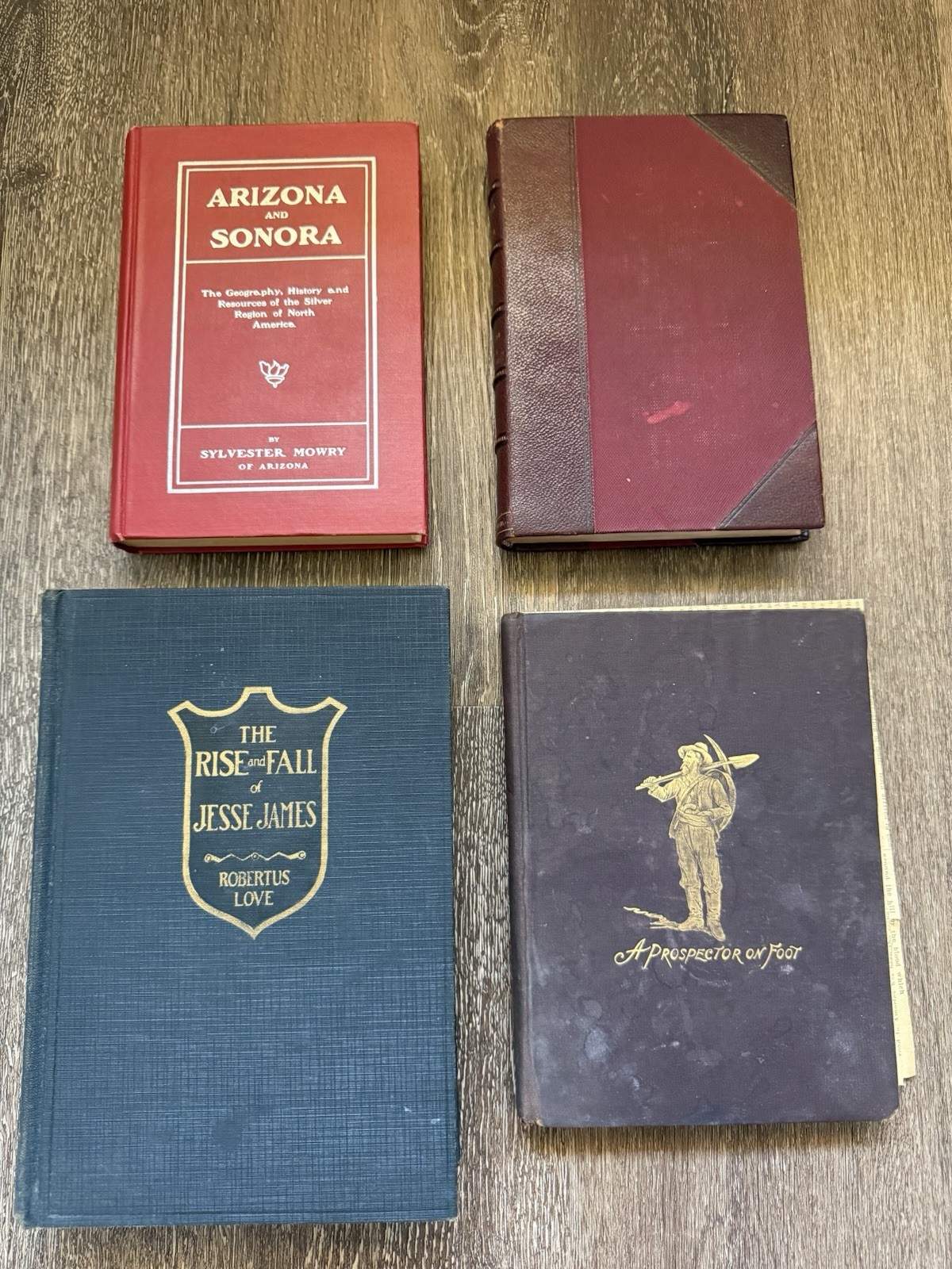 John W. Prout Personal Library with Tons of Ephemera Antique Books Mowry Mines