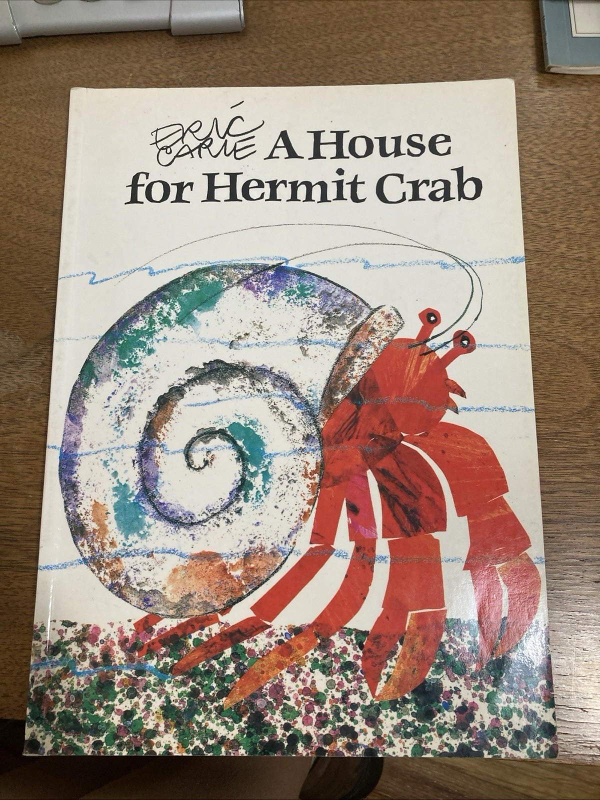 A House For Hermit Crab Eric Carle Vintage 1987 Children’s Book 2002 Reprint