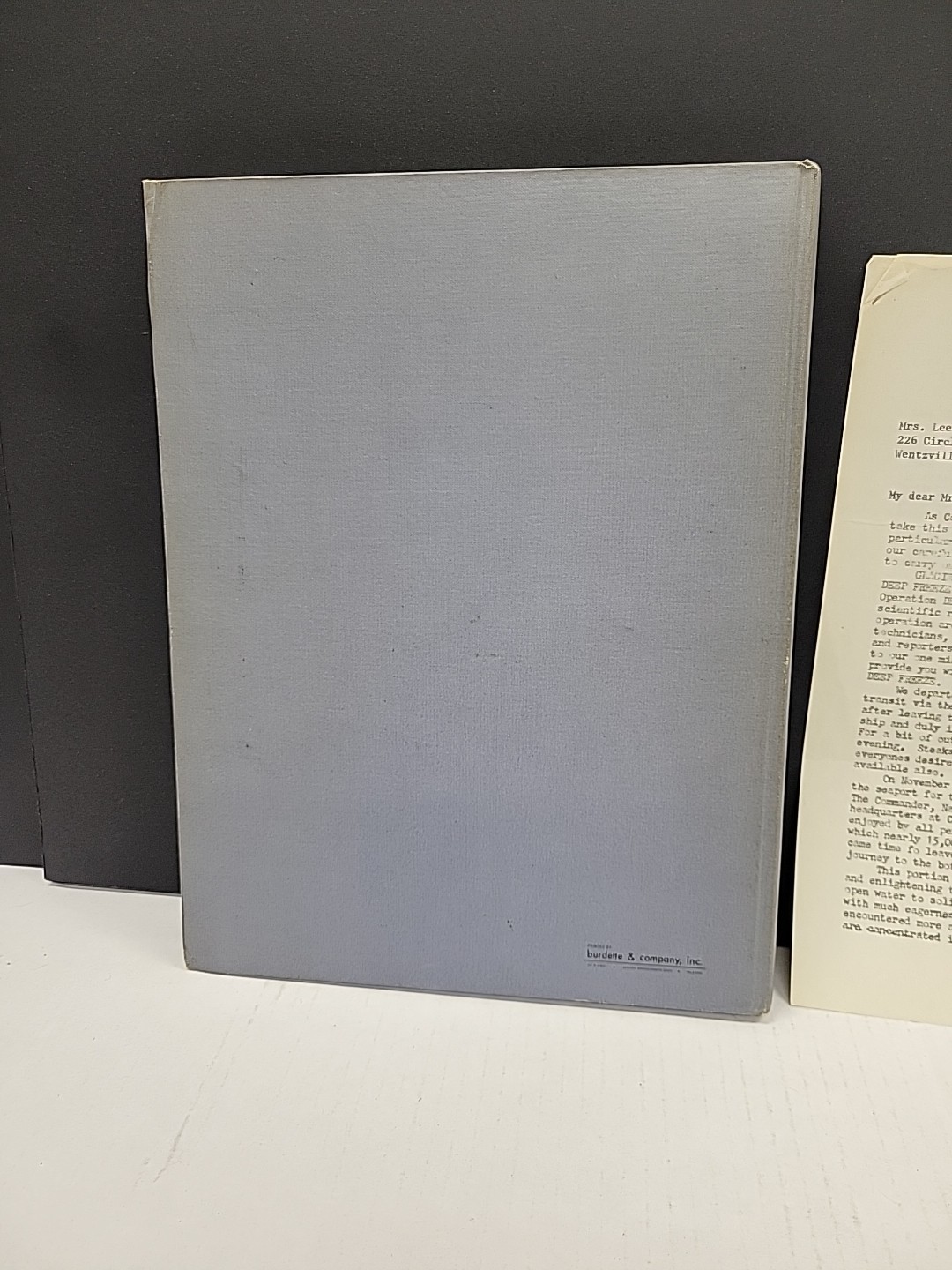 Task Force 43 Operation Deep Freeze 1964 Antarctica Deployment Cruise Book