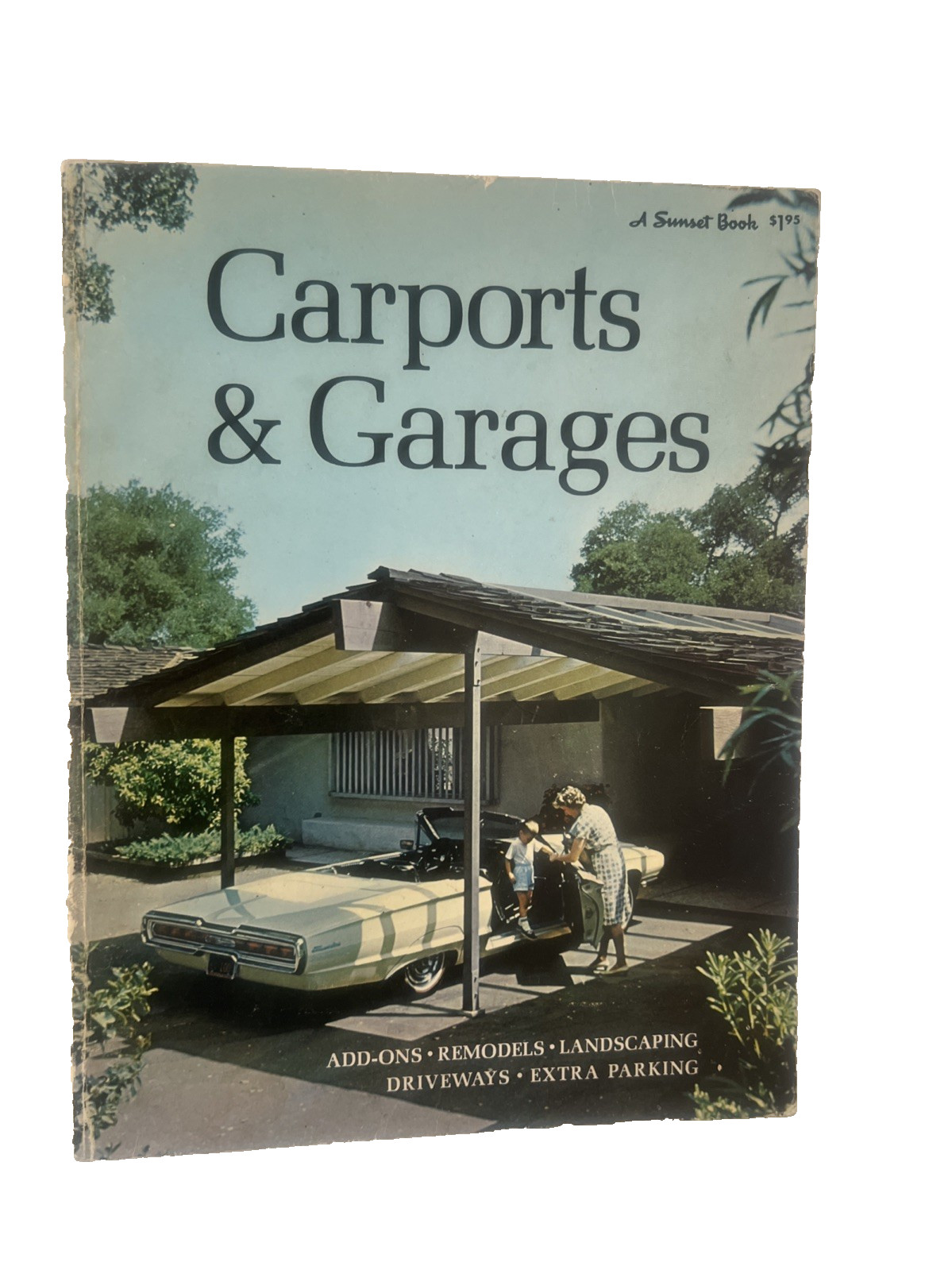 Vintage 1966 Sunset Carports & Garages Book Retro Car Cover Corvair 3rd Printing