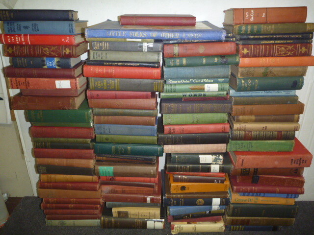 Lot of 3 Antique Vintage Old Rare Hard To Find Books MIX COLORS RANDOM UNSORTED