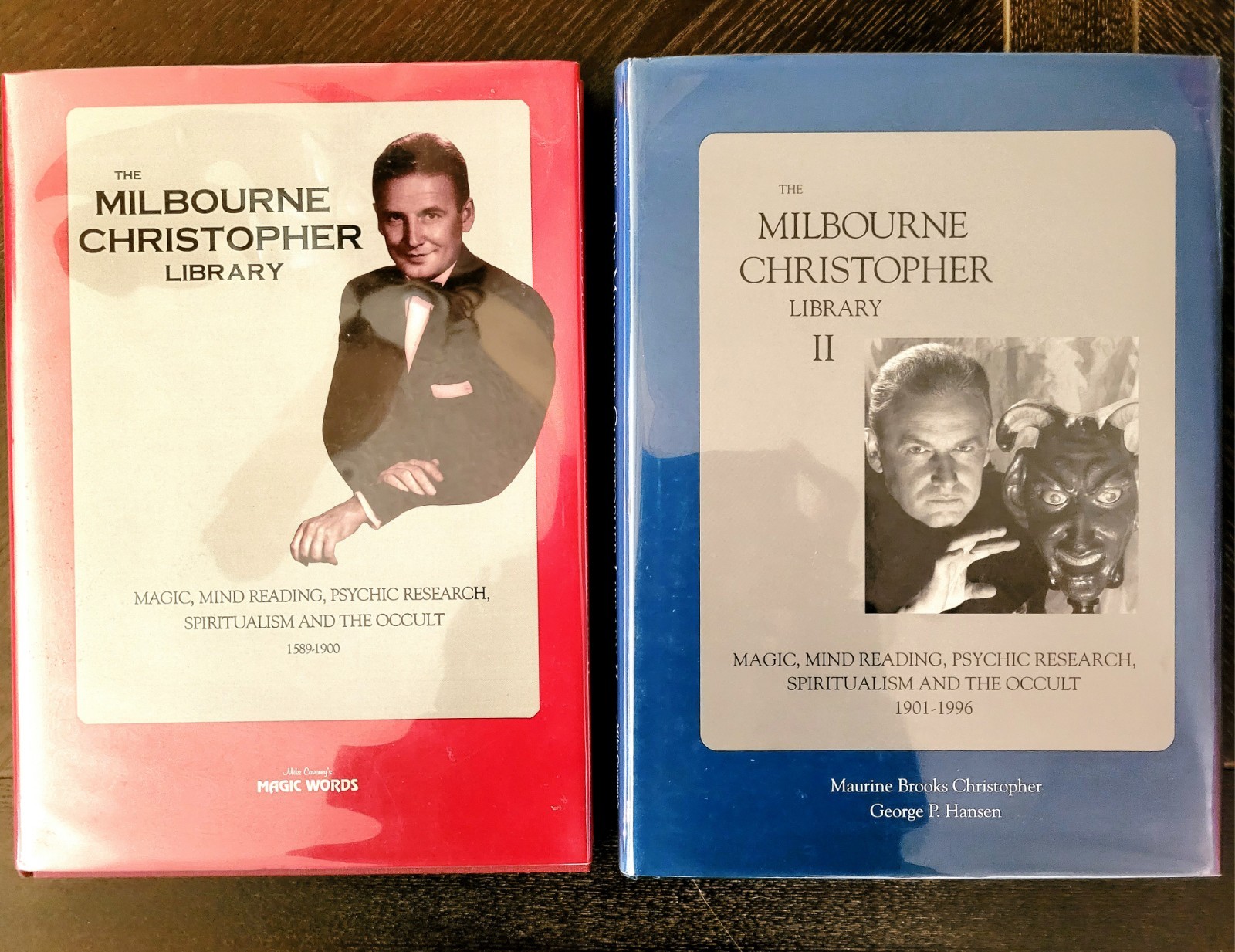 1994 1998 Milbourne Christopher Library Vol 1 & 2 Magic Occult Spiritualism Book