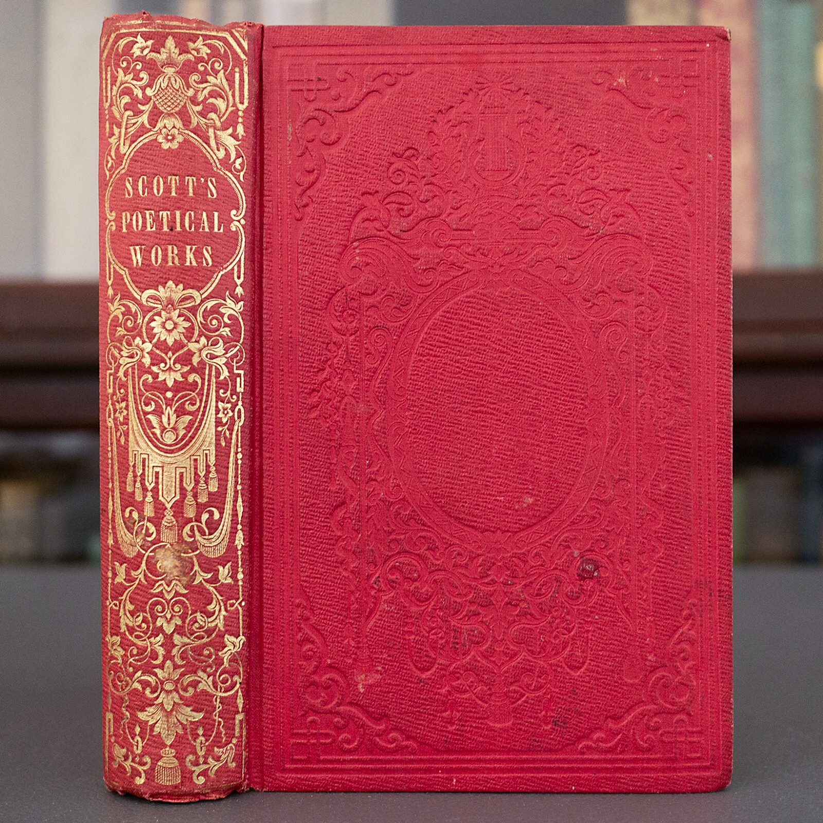 1855 SIR WALTER SCOTT POEMS FAIRIES ELVES GHOSTS OCCULT DRUIDS VICTORIAN ANTIQUE