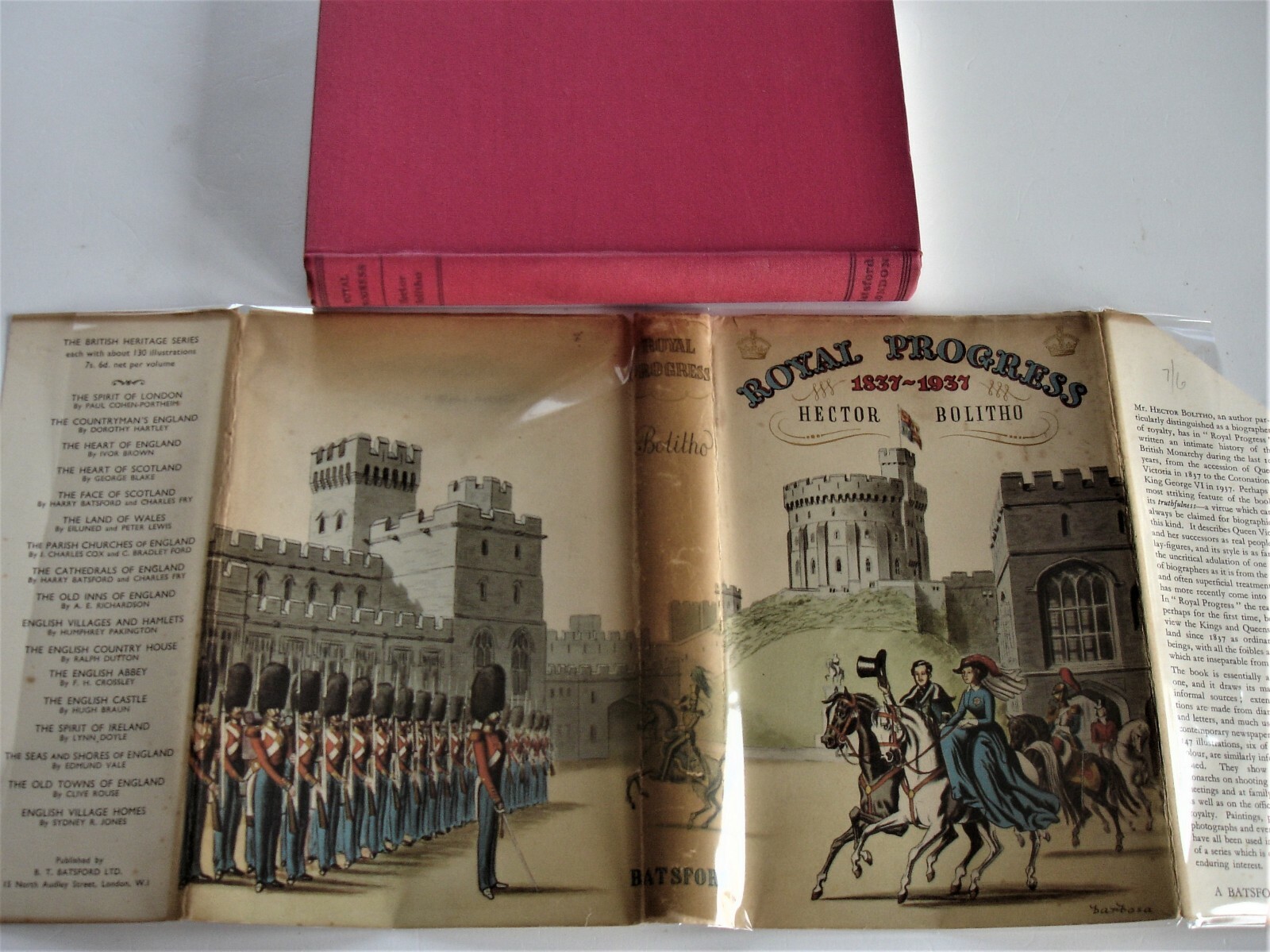 Royal Progress Hector Bolitho B T Batsford 1937 1st