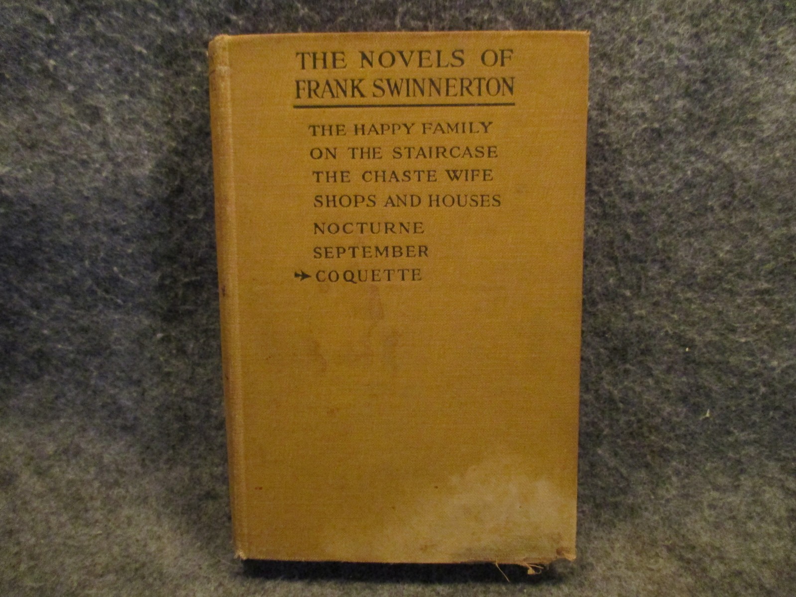 Coquette By Frank Swinnerton 1921 Vintage Hardcover Book George H. Doran Company