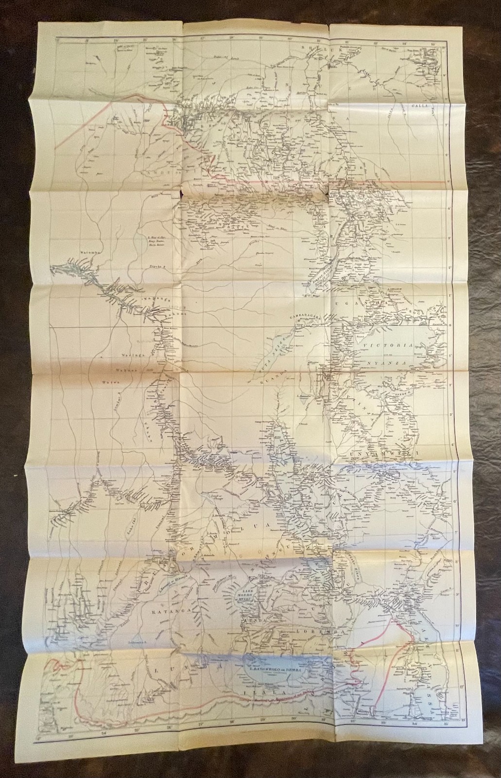 The Congo by HENRY M. STANLEY 1885 ~ 2 Foldout Maps ~ RARE 1st Edition