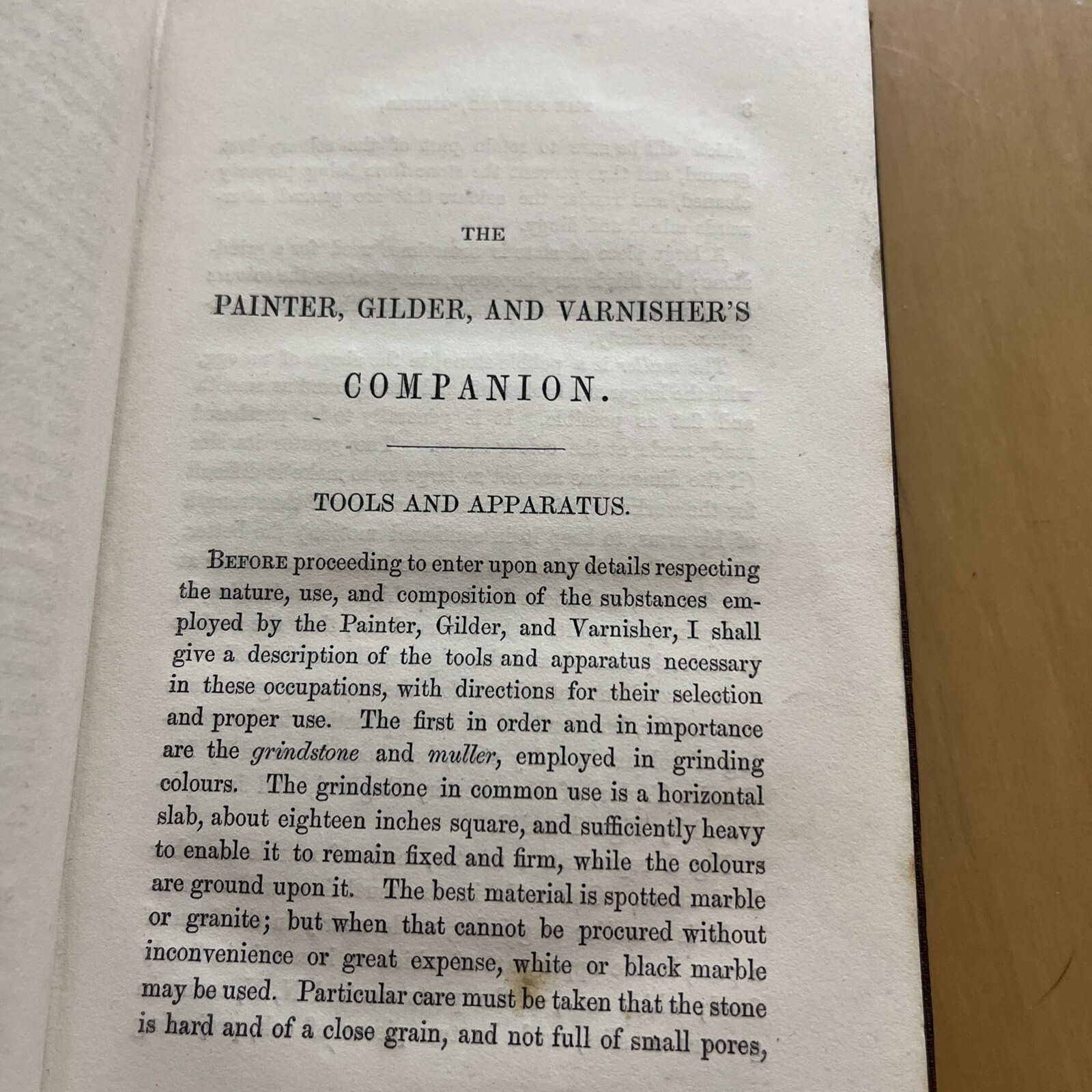 1850 The Painter, Gilder, and Varnisher’s Companion: Rules And Regulations