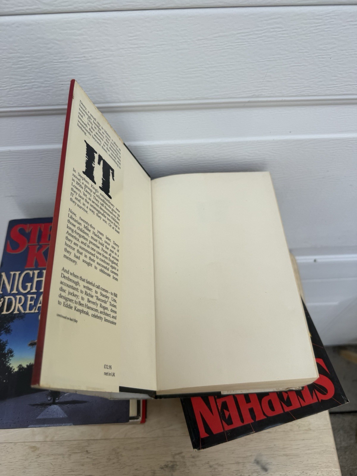 Stephen King Lot UK True First Edition 1st Print Hodder & Stoughton Hardcover DJ