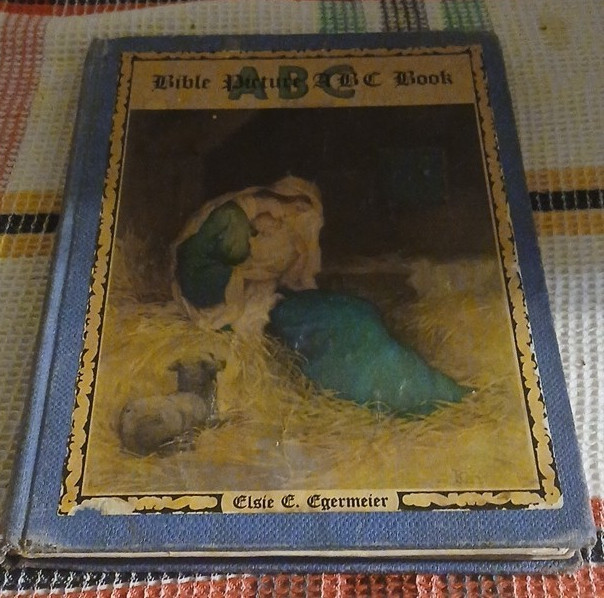 Elsie E. Egermeier Bible Picture ABC Book 1929 Illus HC The Warner Press