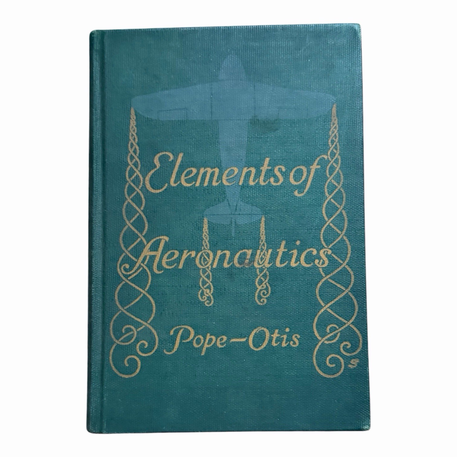 Elements Of Aeronautics Book Vintage WWII Pilot’s Text Media Hardcover
