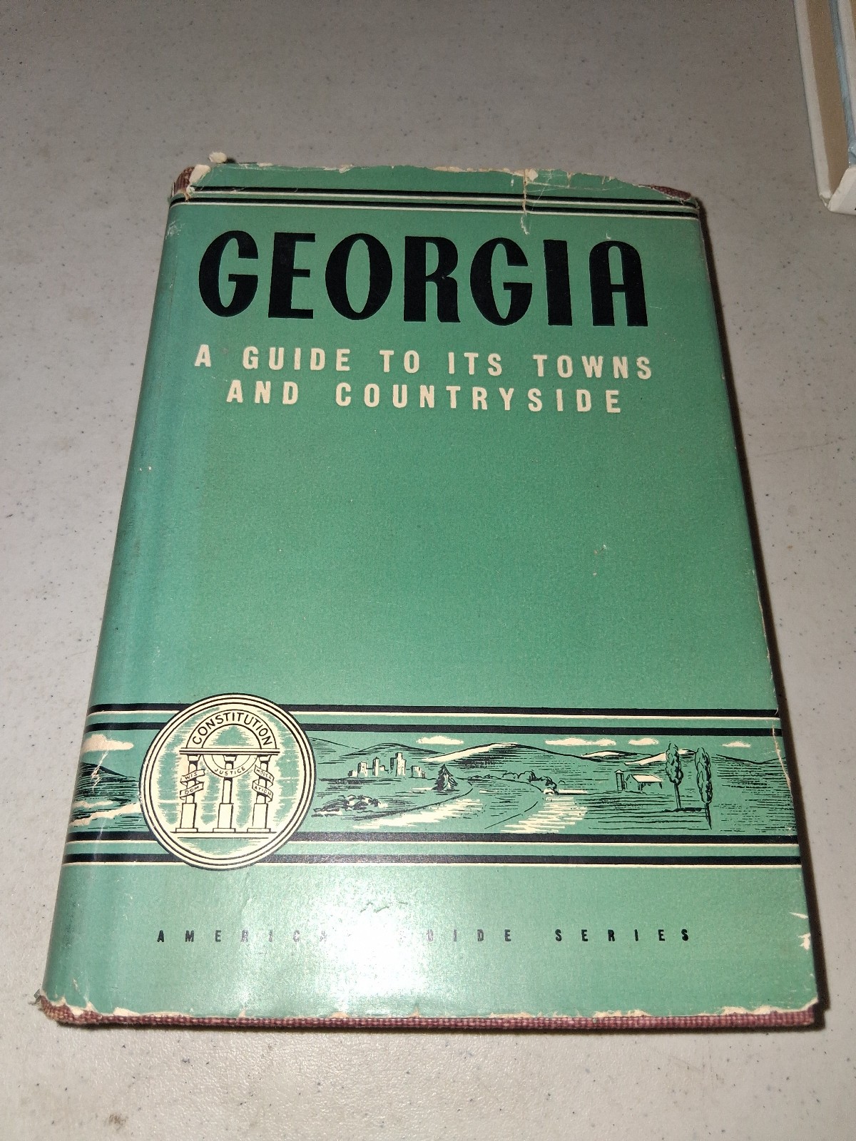 Georgia: A Guide to Its Towns & Countryside WPA Tour History 1946 HC w DJ