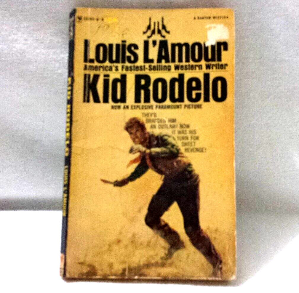 VINTAGE 1966 Kid Rodelo by Louis L’Amour Bantam Books 1ST EDITION Western