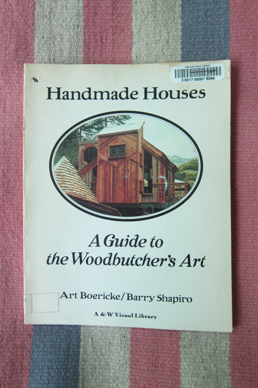 Vintage 1973 Tiny House Book: „Handmade Houses- Guide To Woodbutcher’s Art