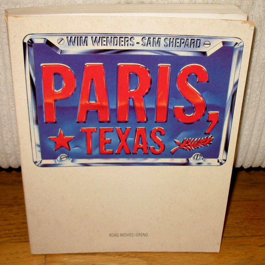 Wim Wenders Sam Shepard Paris Texas Film Stills Photographs Original 1984 Book