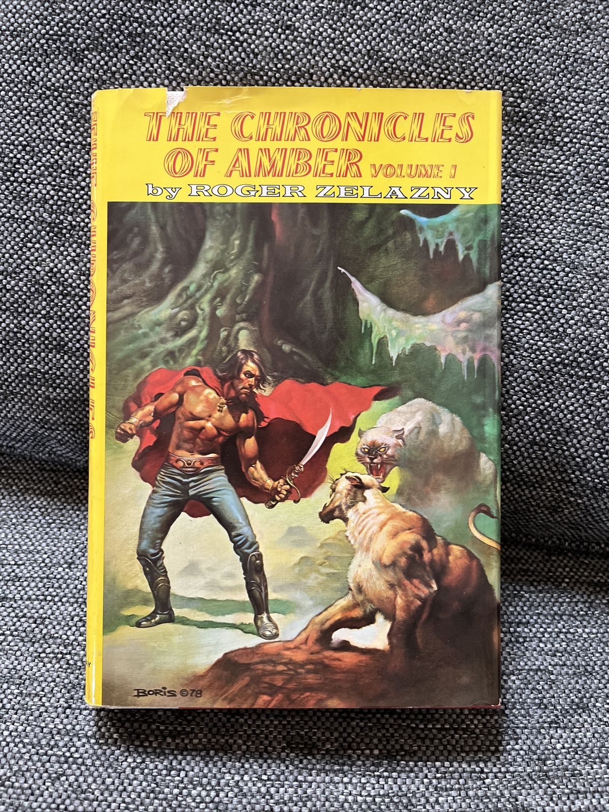 1972 hb w/dj Sci Fi Roger Zelazny THE CHRONICLES OF AMBER Vol I