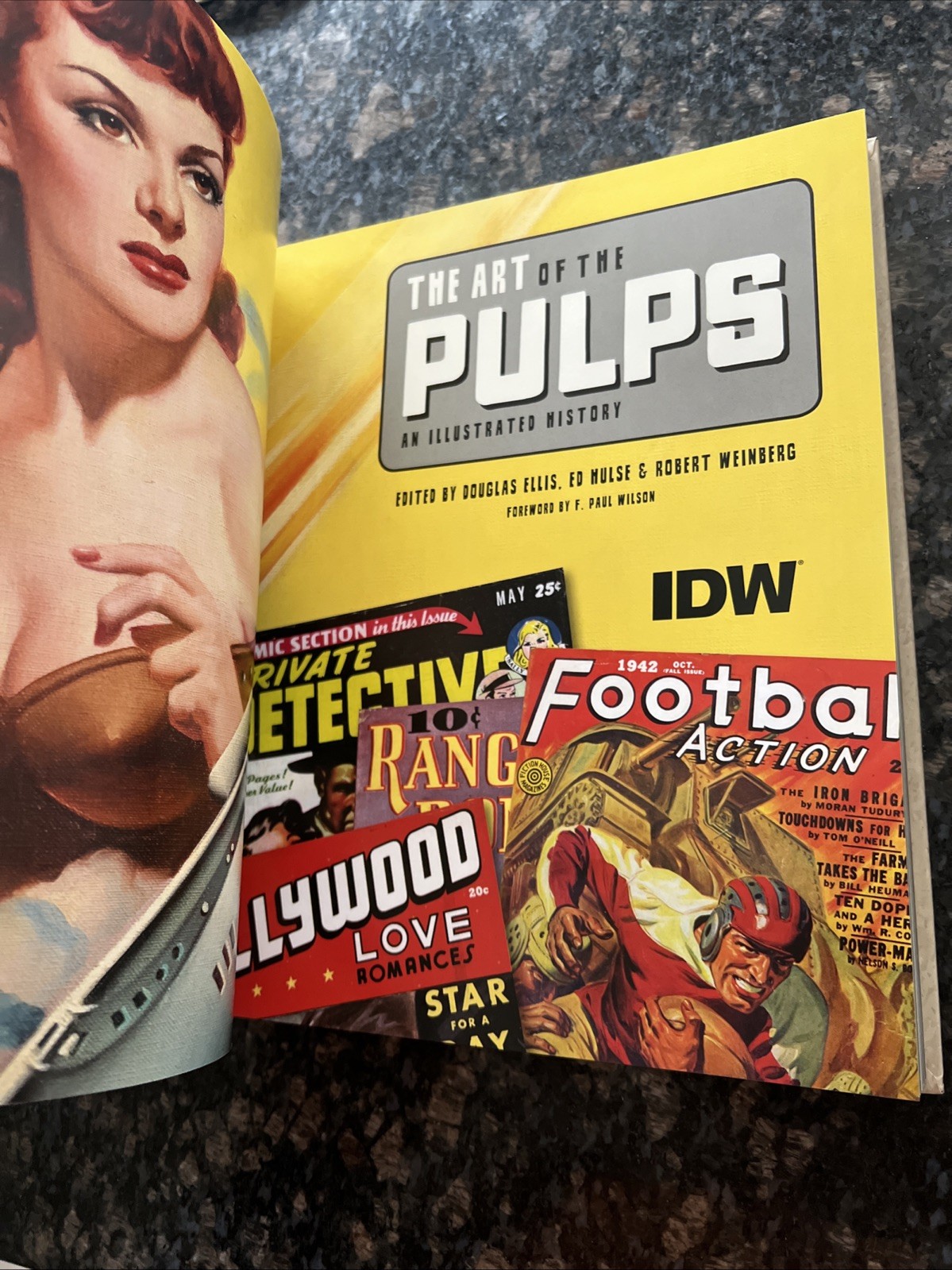 The ART OF THE PULPS- Douglas Ellis & Ed Hulce 2017 IDW 1st HC Print