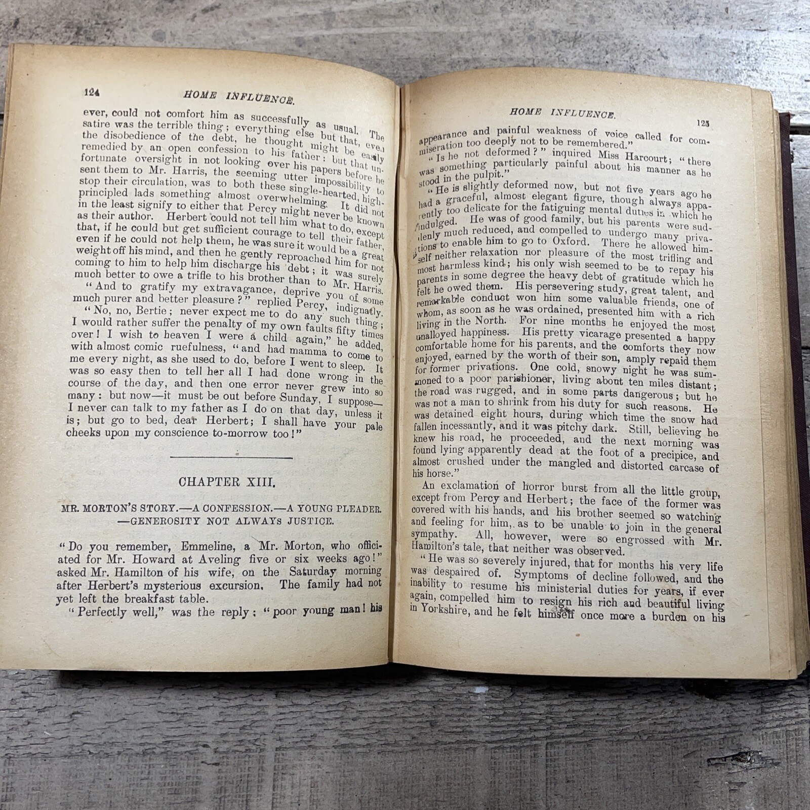 c1900 Antique Novel „Home Influence“ by Grace Aguilar