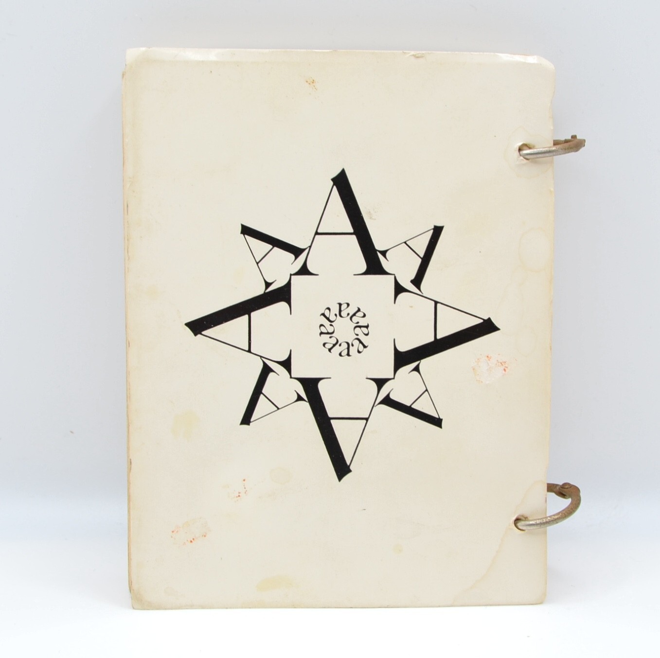 Notpoems, Adele Aldridge, 1971, Signed/Numbered Edition of 150, Concrete Poetry