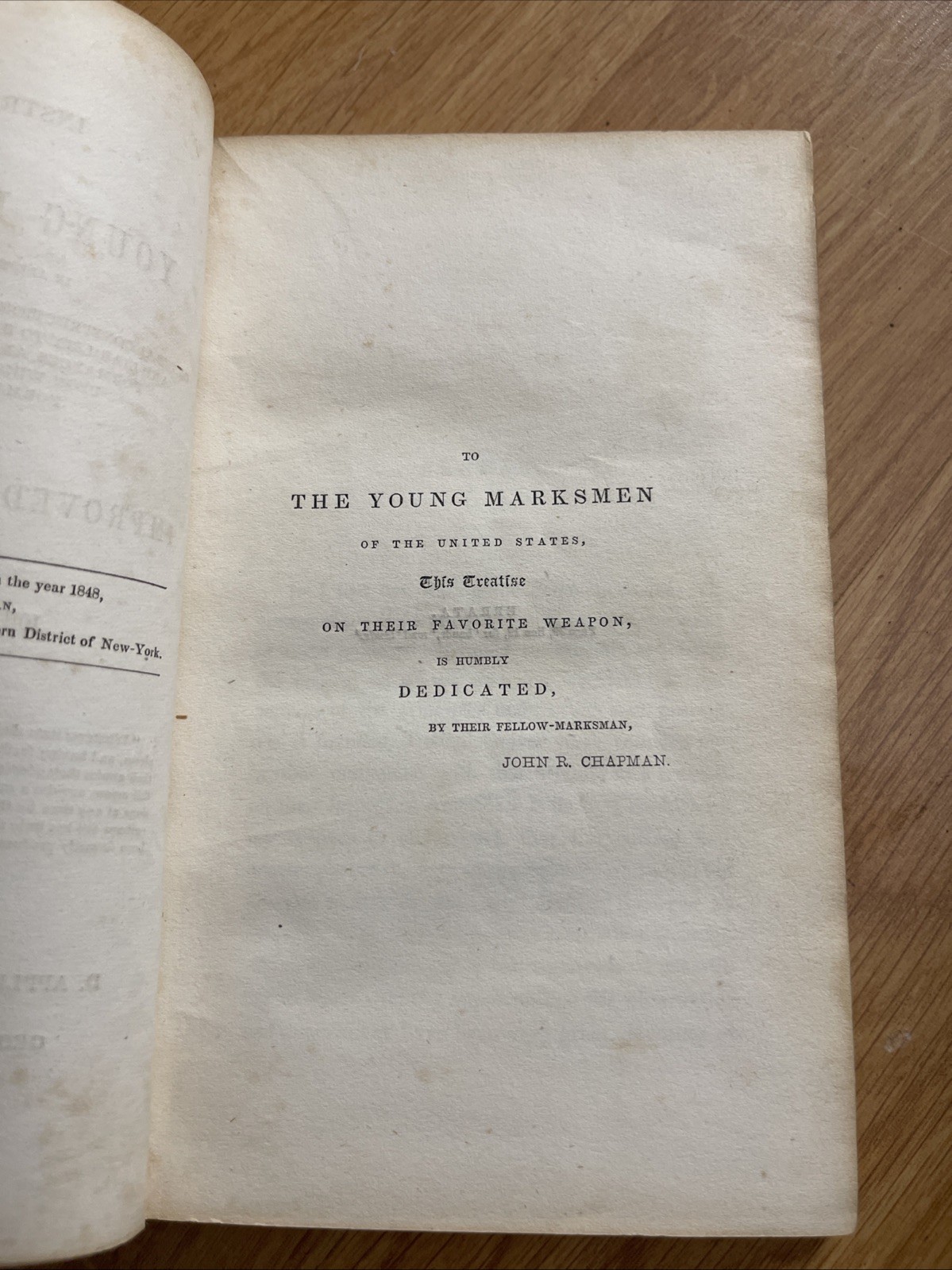 AMERICAN RIFLE Instructions to Young Marksmen John Chapman Ned Roberts Facsimile