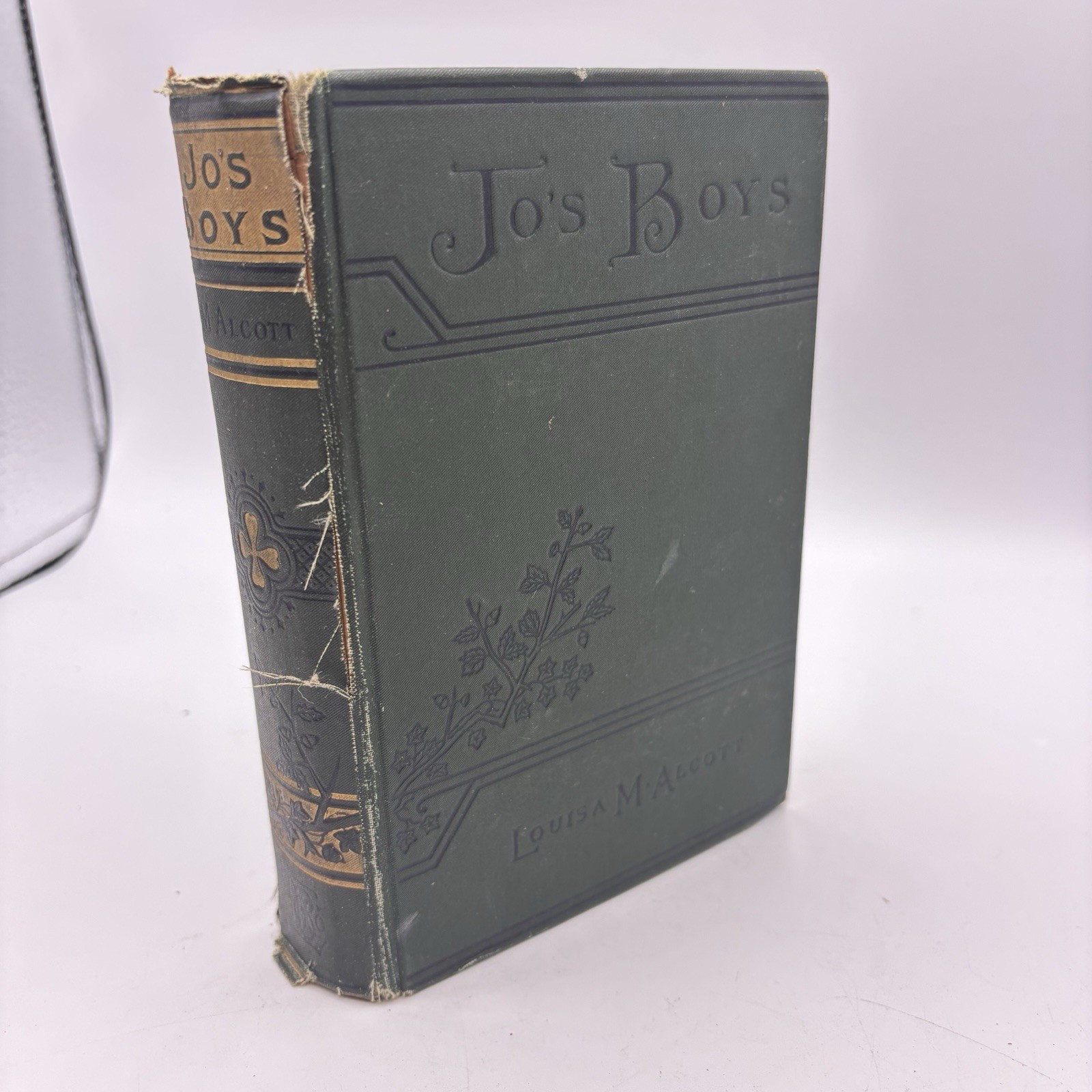 Lousia M. Alcott Jo’s Boys 1905 Little Brown & Co. Boston Hardcover Gold Spine