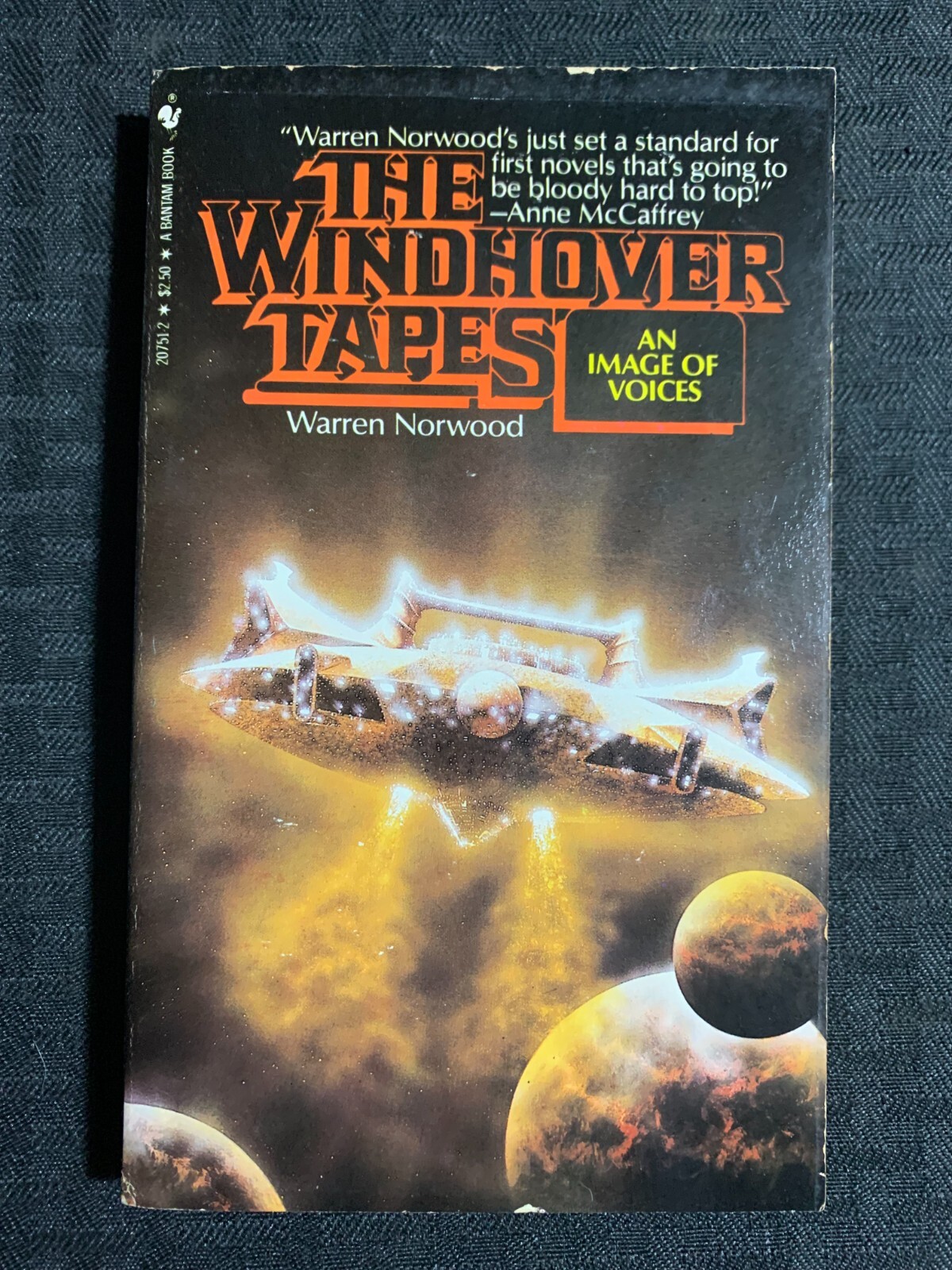 1982 THE WINDHOVER TAPES by Warren Norwood FN 6.0 1st Bantam Paperback