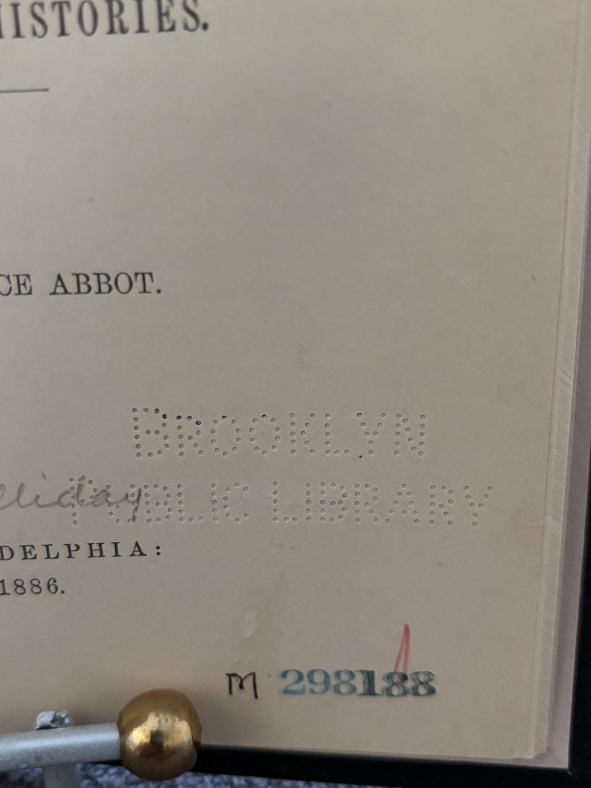Contributions Towards a Bibliography of the Civil War-1886 First Edition