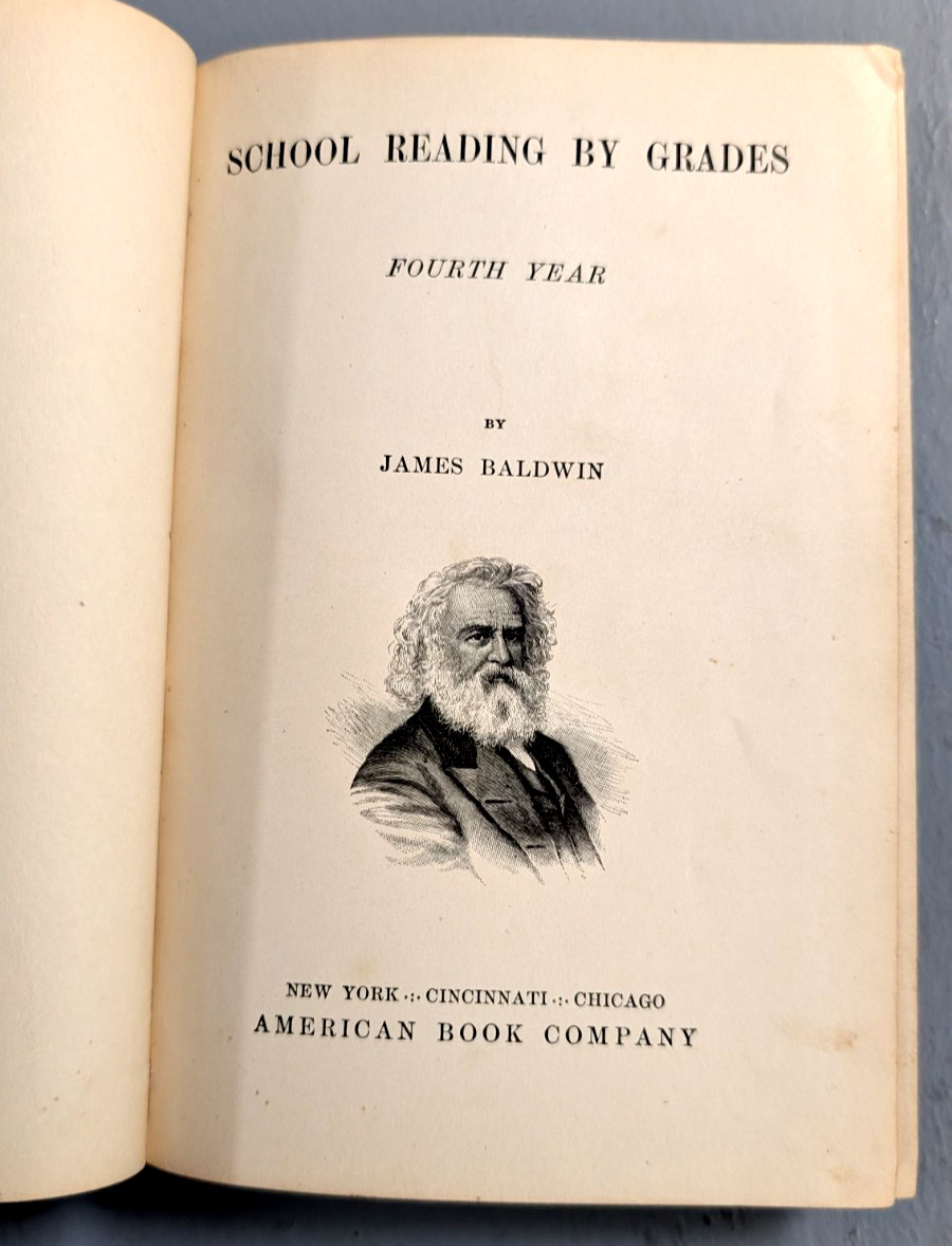 (4) Pre-1900 Educational Books: Stoddard’s; Irish’s; Baldwin’s; Seymour Eaton