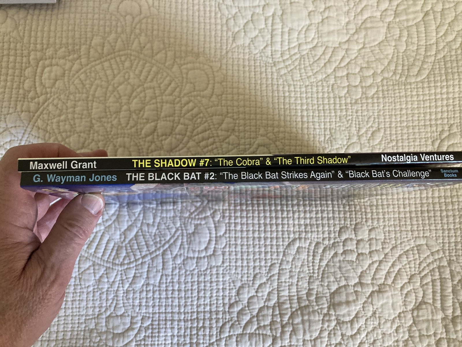 Lot of 5 The Black Bat Sanctum Books Pulp Reprints #2,5,6,7,8-1st Printings