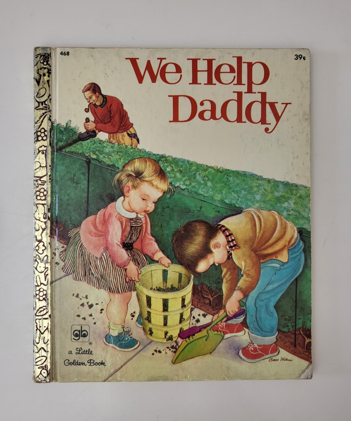 We Help Daddy, Little Golden Book, Vintage 1972, 4th Printing