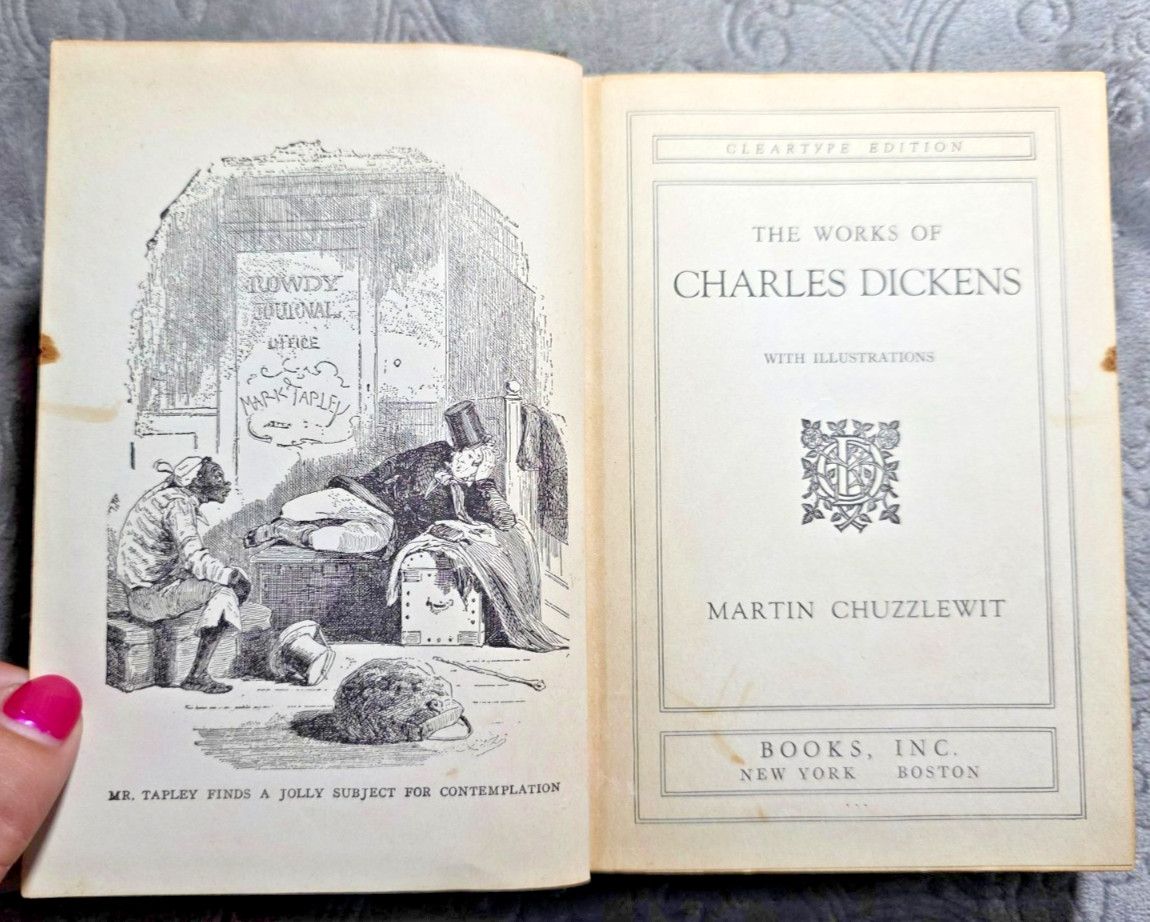 Charles Dickens David Copperfield & Martin Chuzzlewit Cleartype Ed. Illustr SET