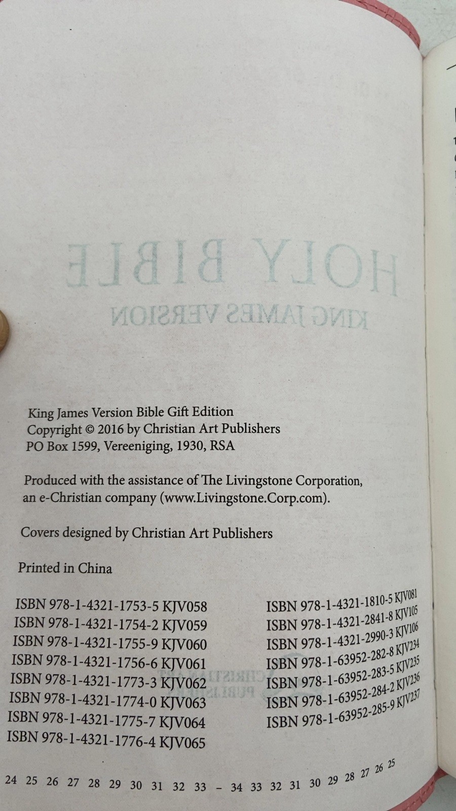 Holy Bible King James Version Hardcover King James Version Bible Gift Edition…