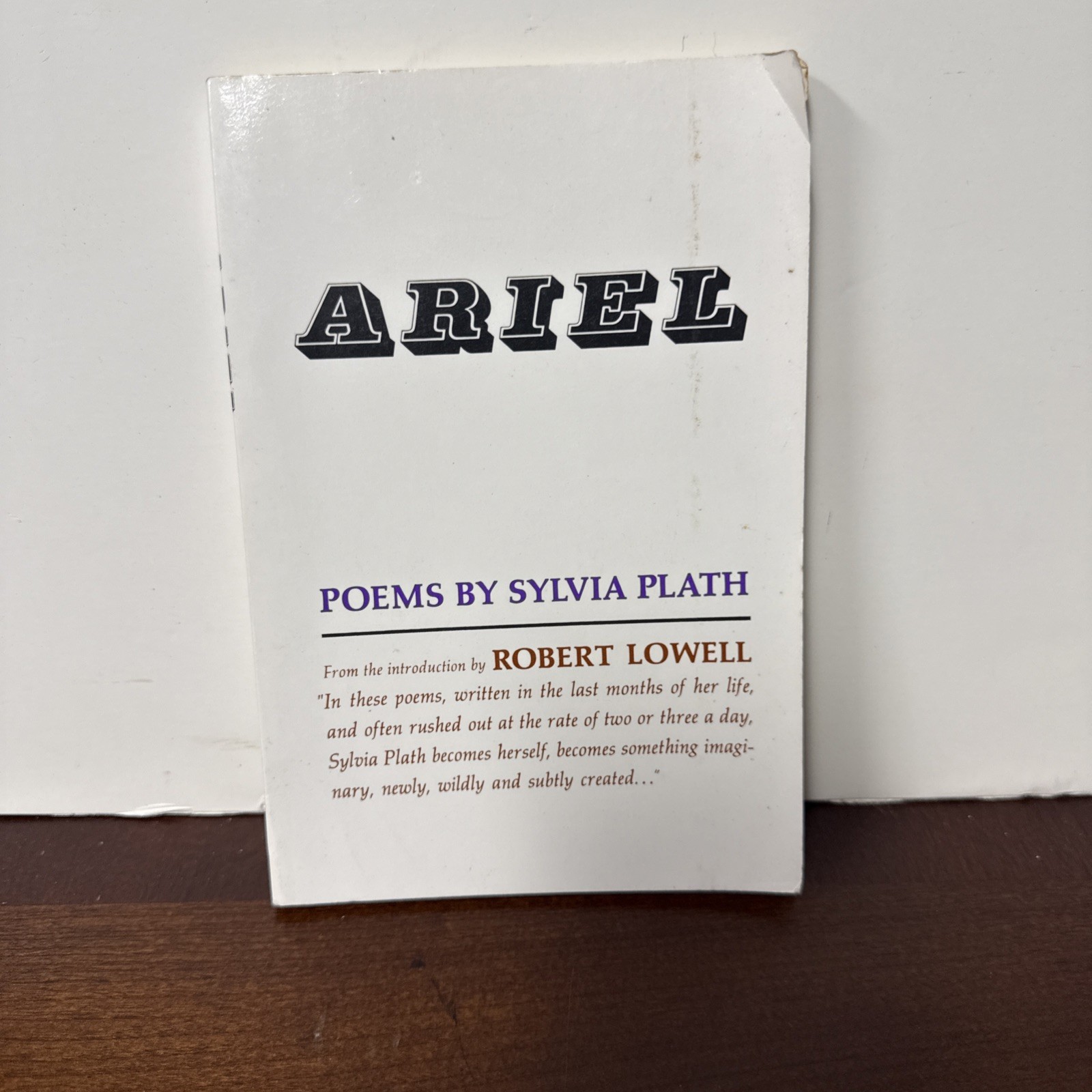 VTG- ARIEL By Sylvia Plath -1965- RARE POETRY- PB-