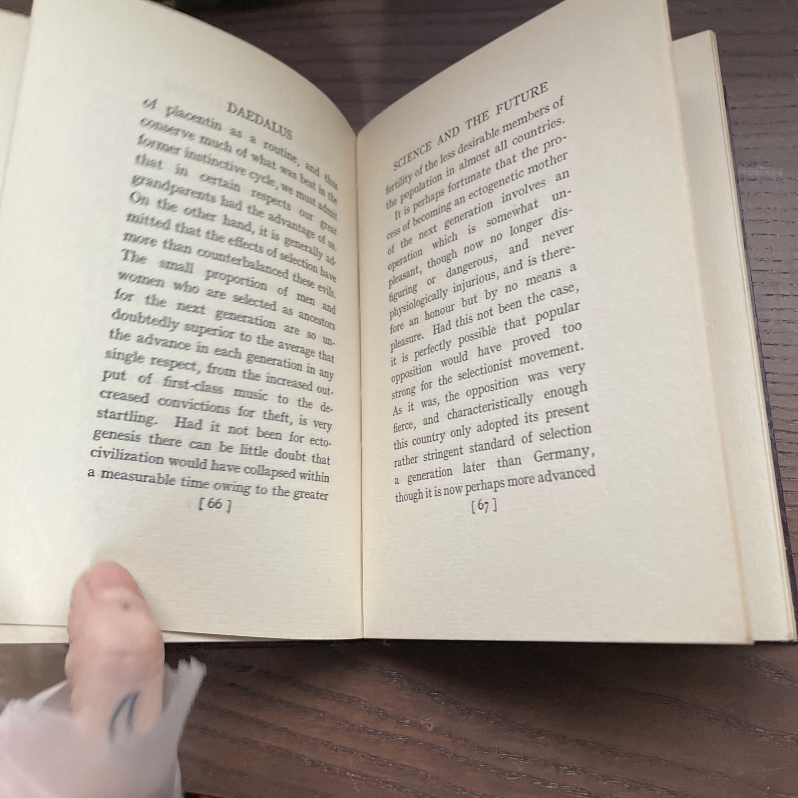 Daedalus Or Science & The Future – J. B. S. Haldane – 1930