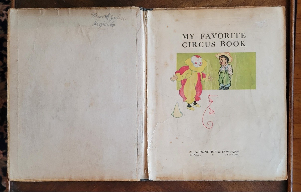 Oz illustrator Denslow Favorite Circus Book 1st ed Aug 1903 color pics scarce