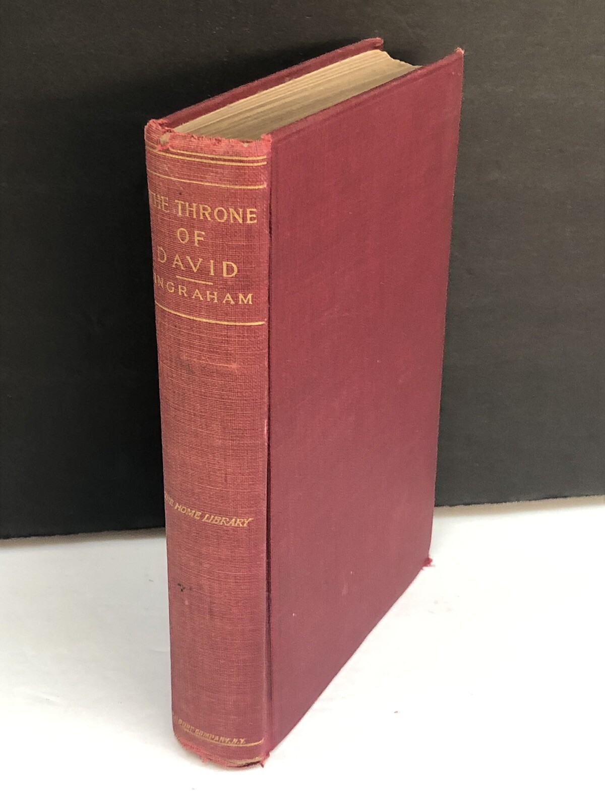 Vintage Book The Prince of the House of David by Rev. J H Ingraham Hardcover