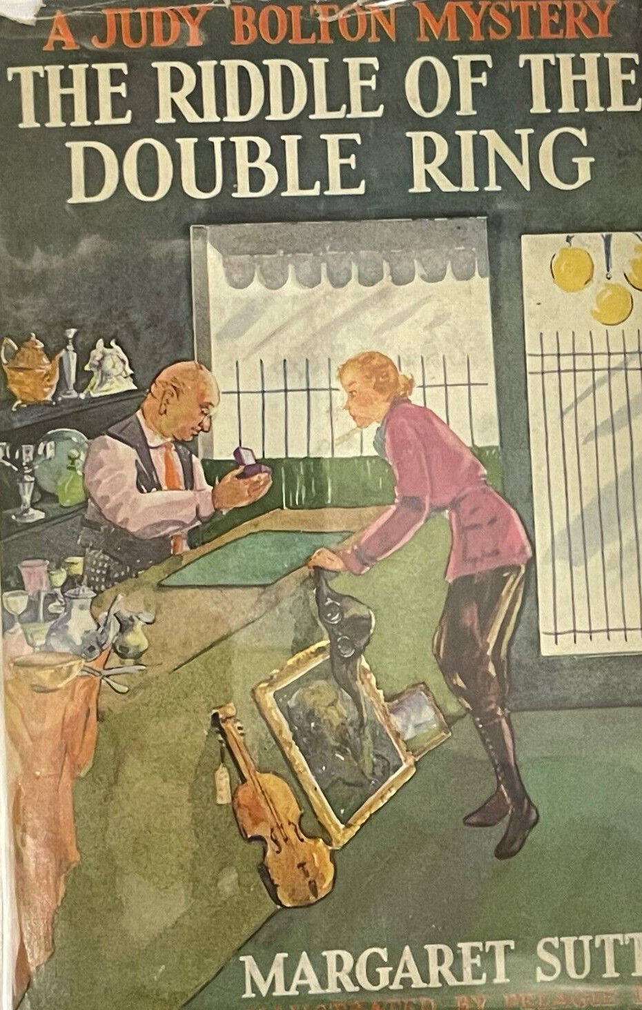 Judy Bolton Mystery – The Riddle of the Double Ring HCDJ Margaret Sutton