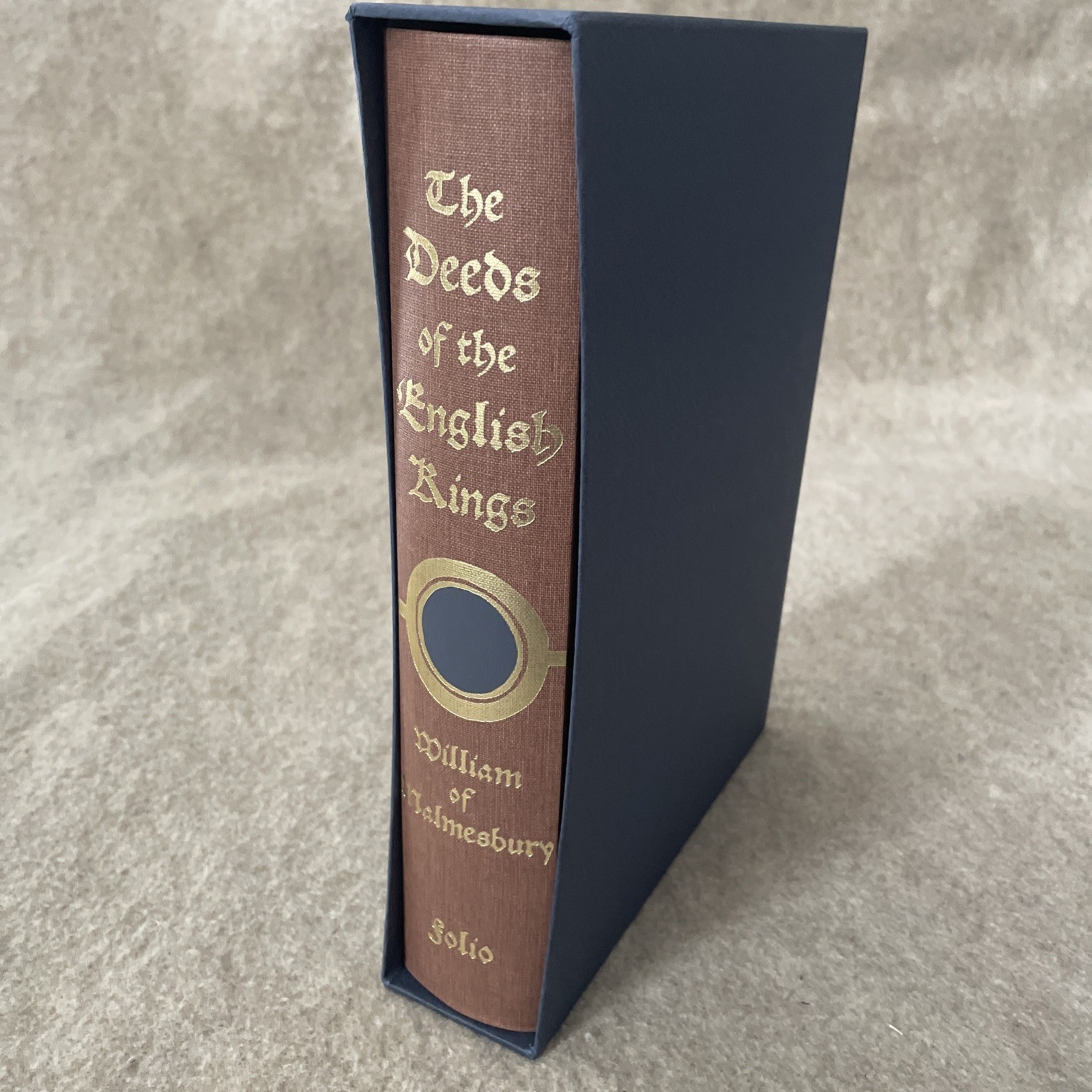 Folio Society Deeds of the English Kings William Malmesbury 1st slipcase NrMT TC