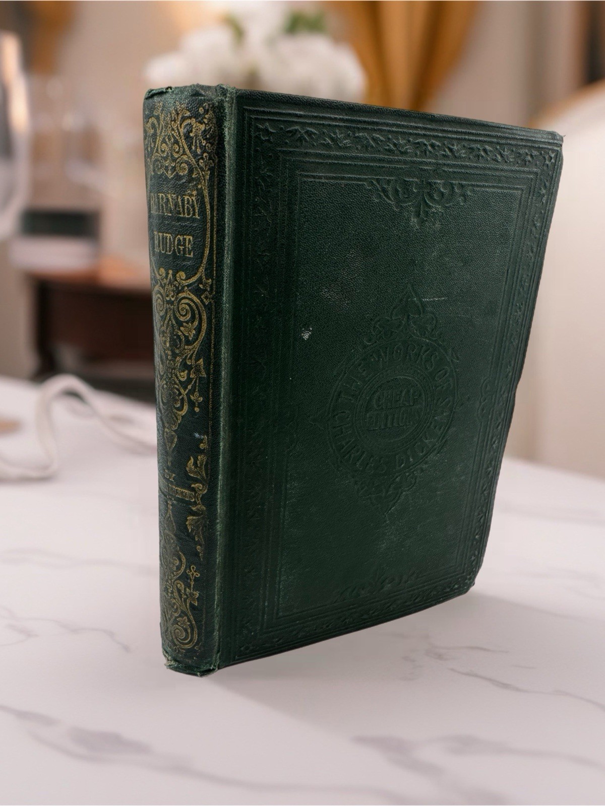 Barnaby Rudge by Charles Dickens 1860 Chapman & Hall Antique Book W Frontispiece
