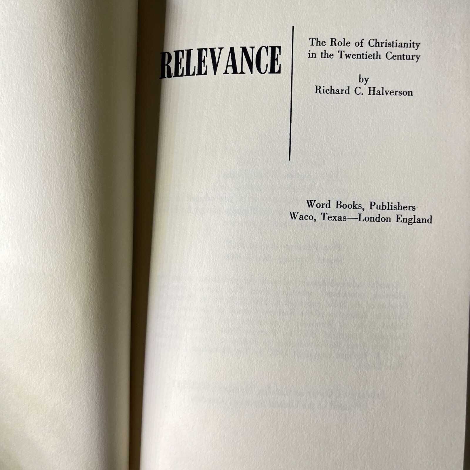 Richard C. Halverson Lot 4 Man To Man Between Sundays Relevance Christian Faith